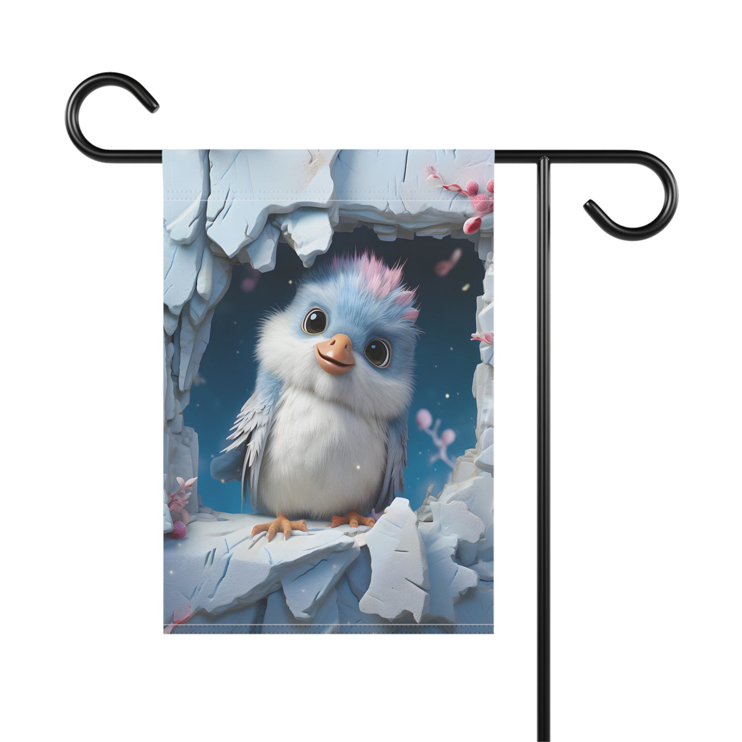 Cute Baby Bird Garden Flag