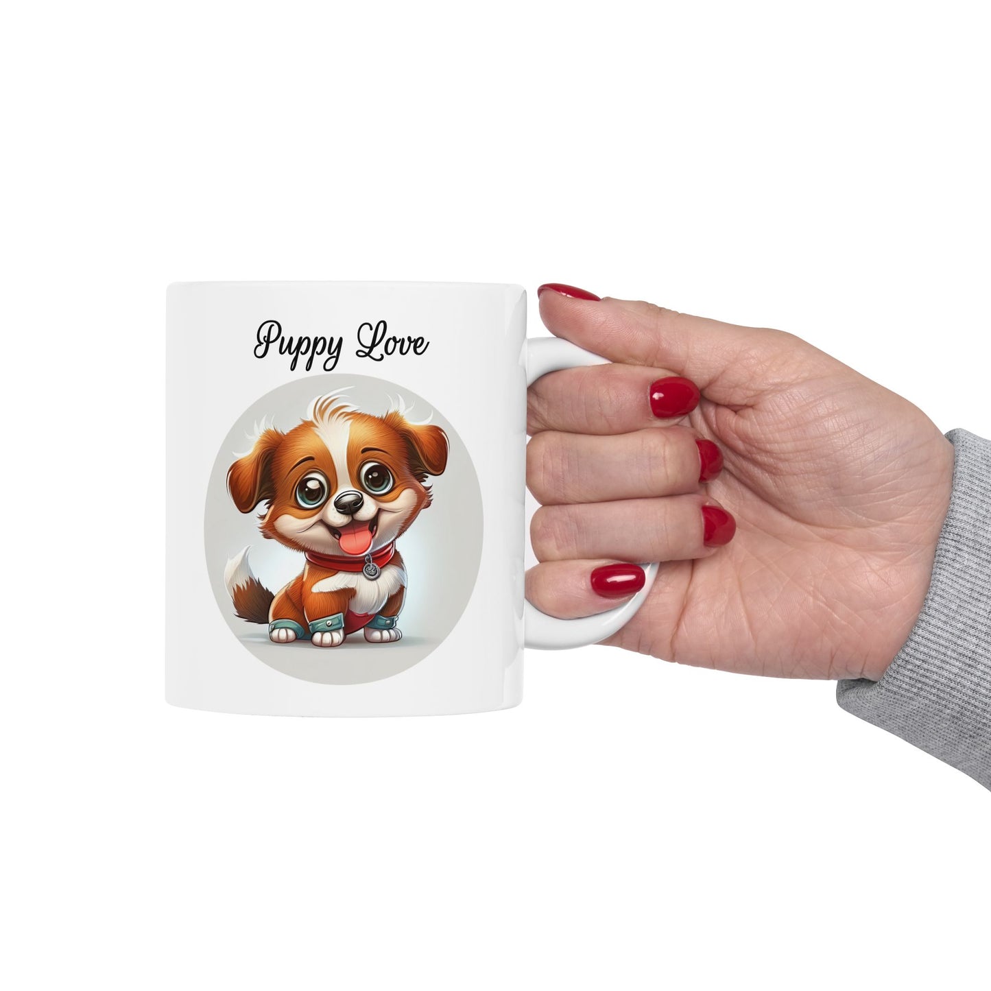 "Puppy Love" Adorable Dog Coffee Mug