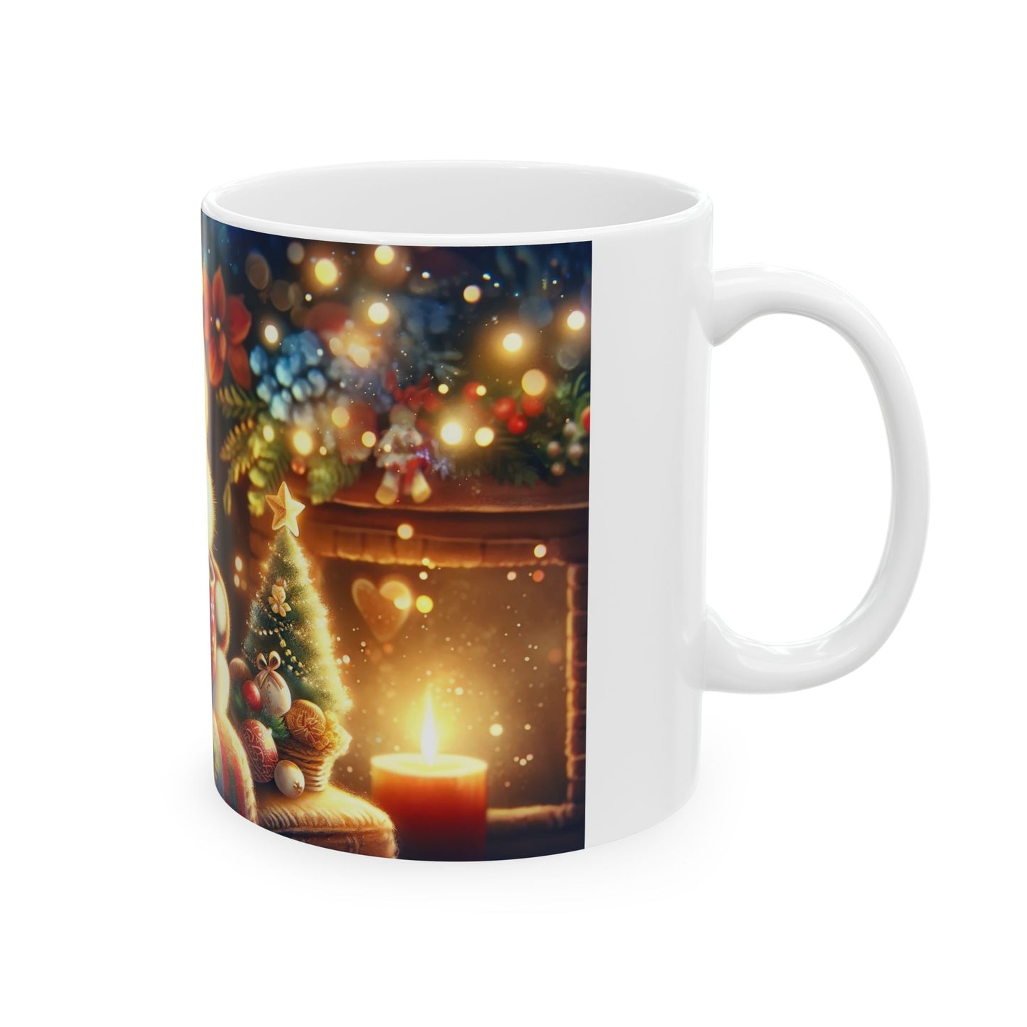 Cute Christmas Bunny Coffee Mug