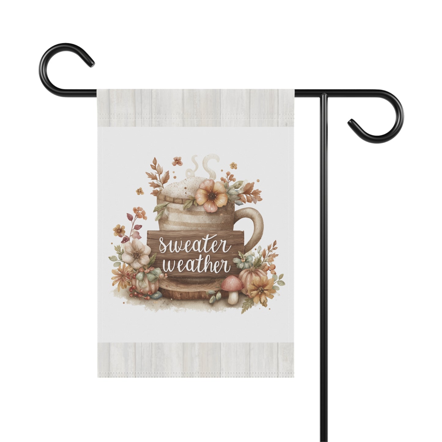 Cozy Autumn Garden Flag
