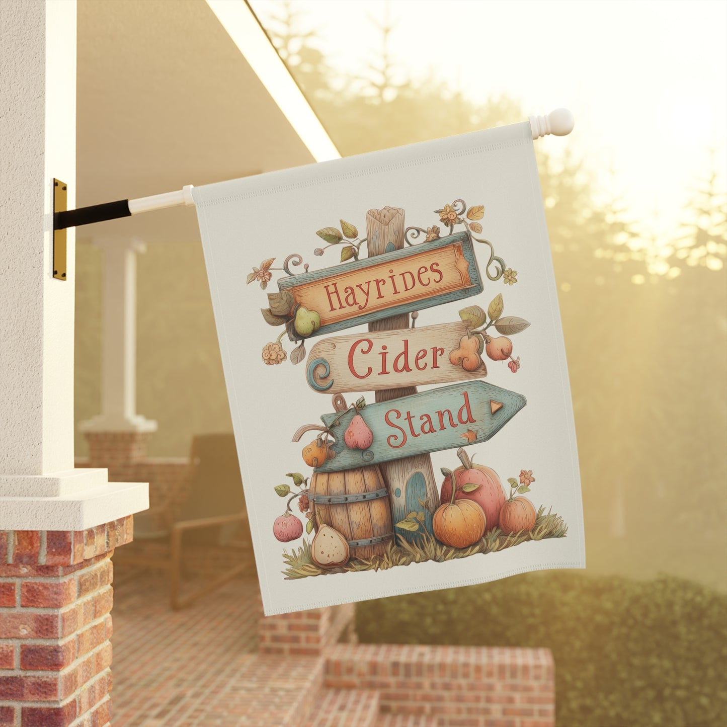 Rustic Autumn Farmhouse Yard Decor