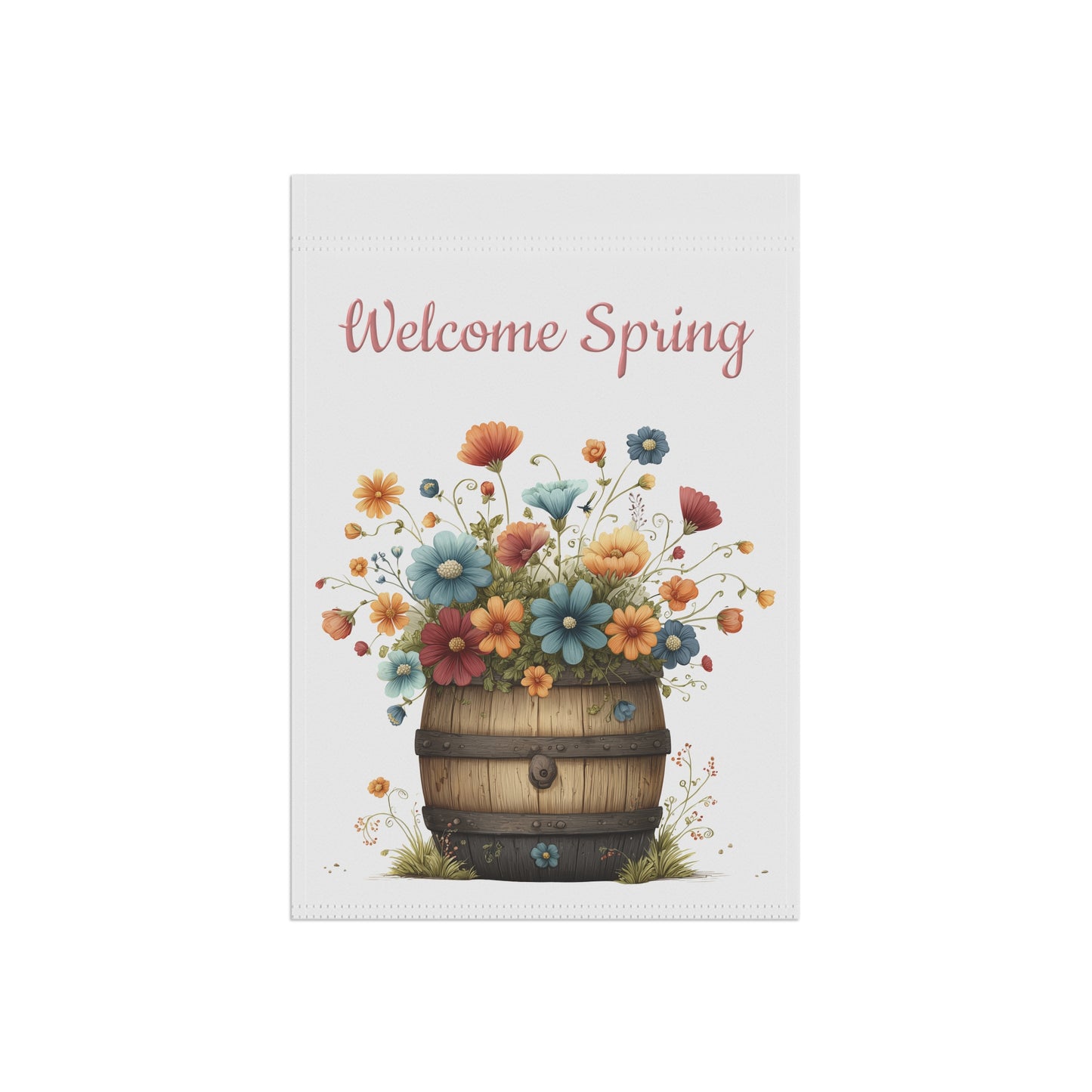 Spring Floral Garden Flag
