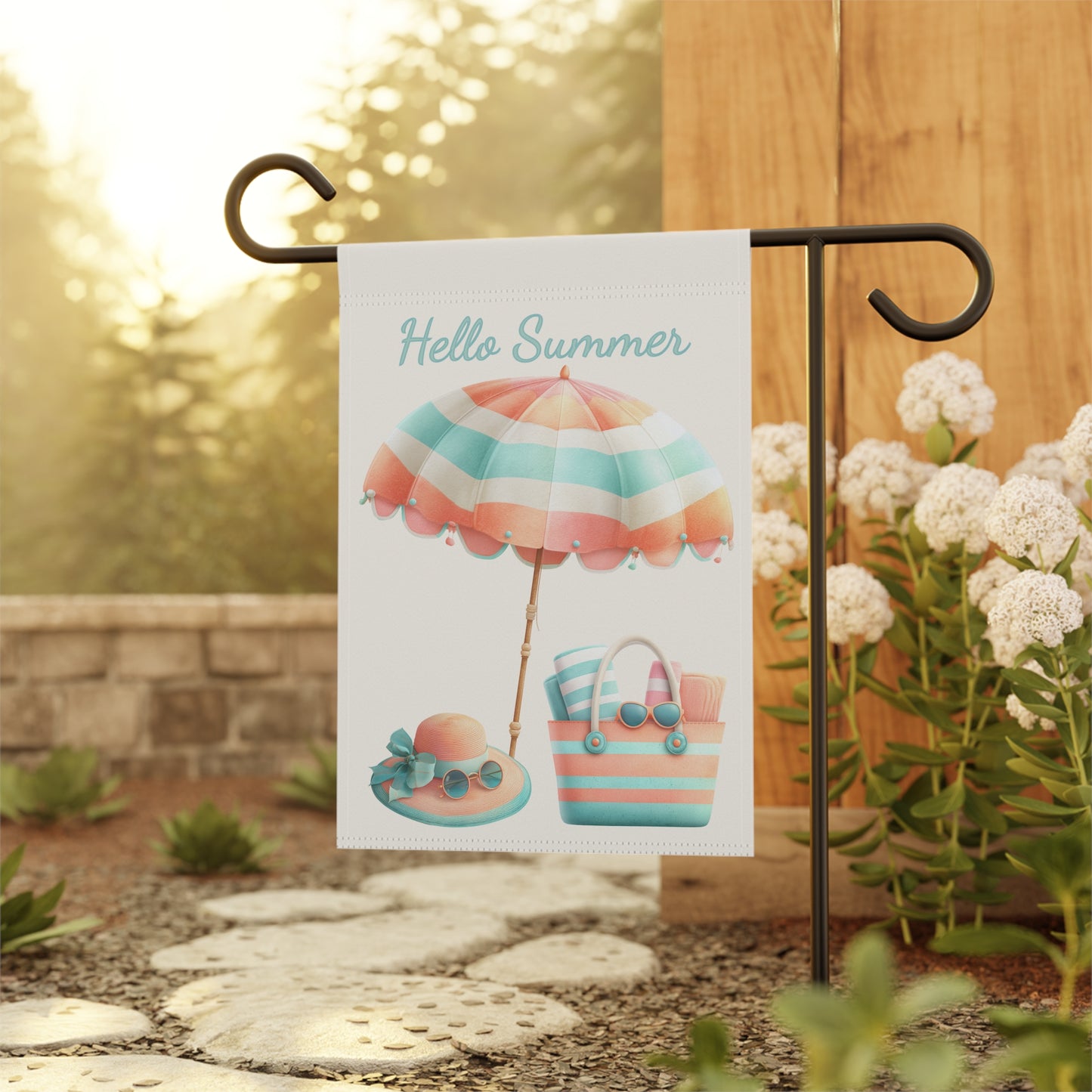 Seasonal Summer Garden Flag