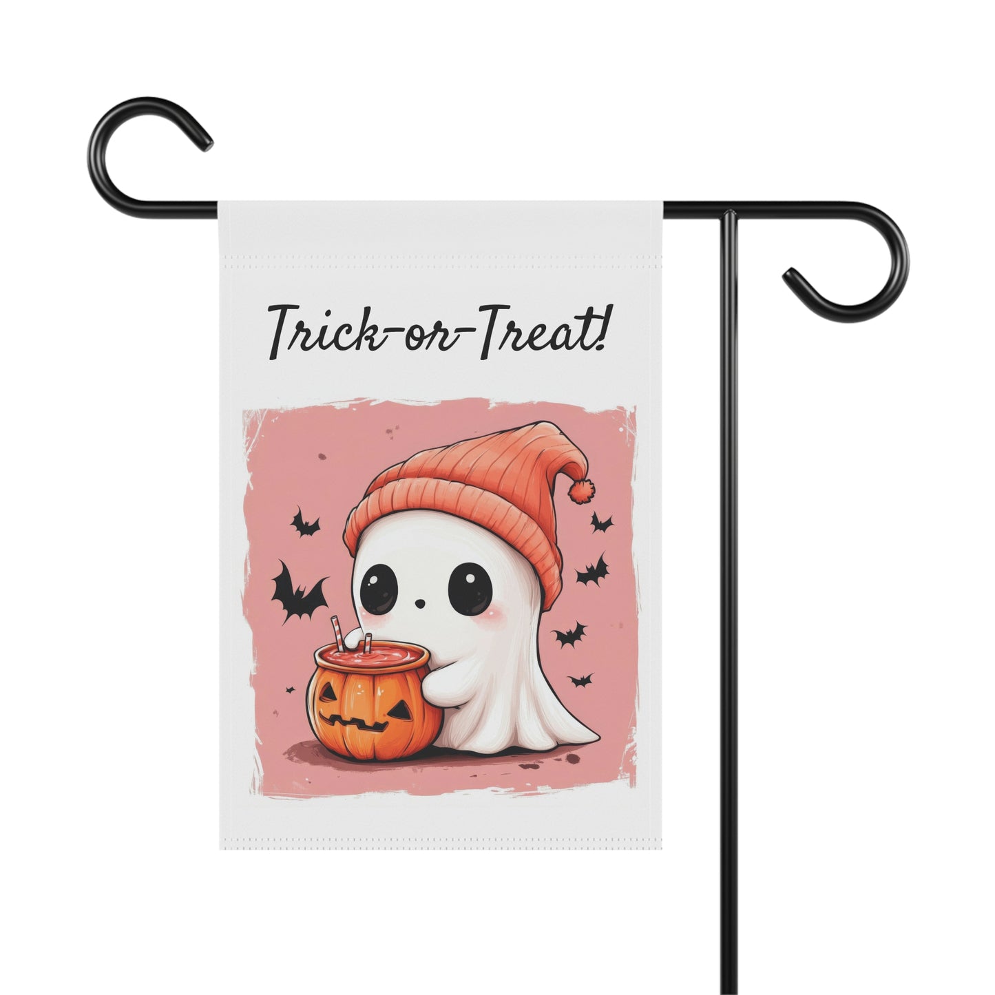 Adorable Trick-or-Treat Garden Flag