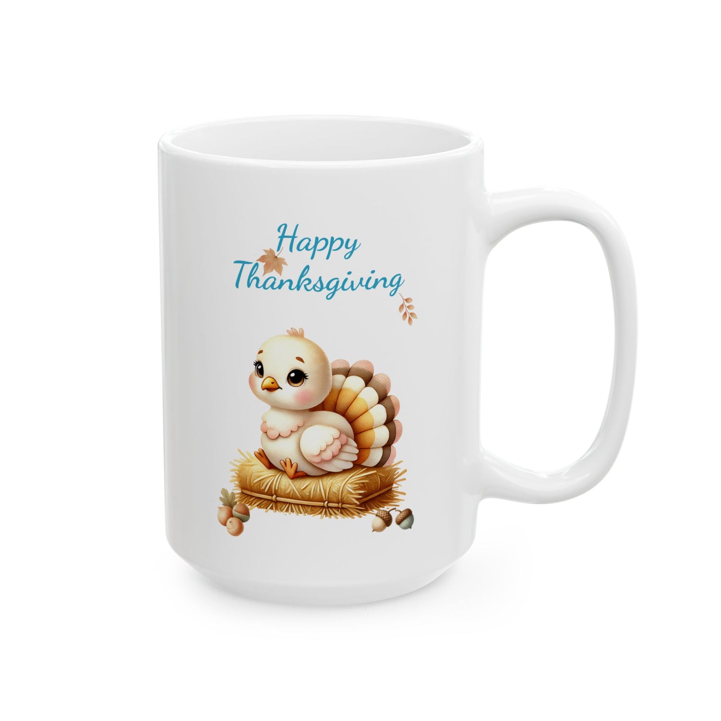 Happy Thanksgiving Cute Turkey Coffee Mug