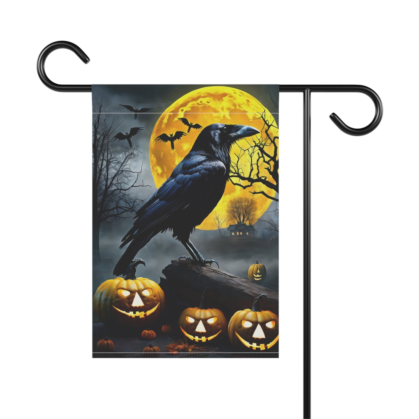 Halloween Raven Garden Flag/ House Banner