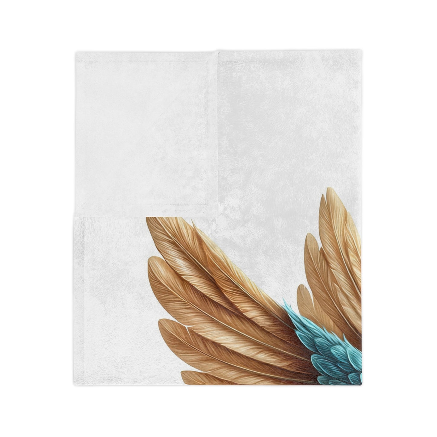 Patriotic Hummingbird Velveteen Plush Blanket