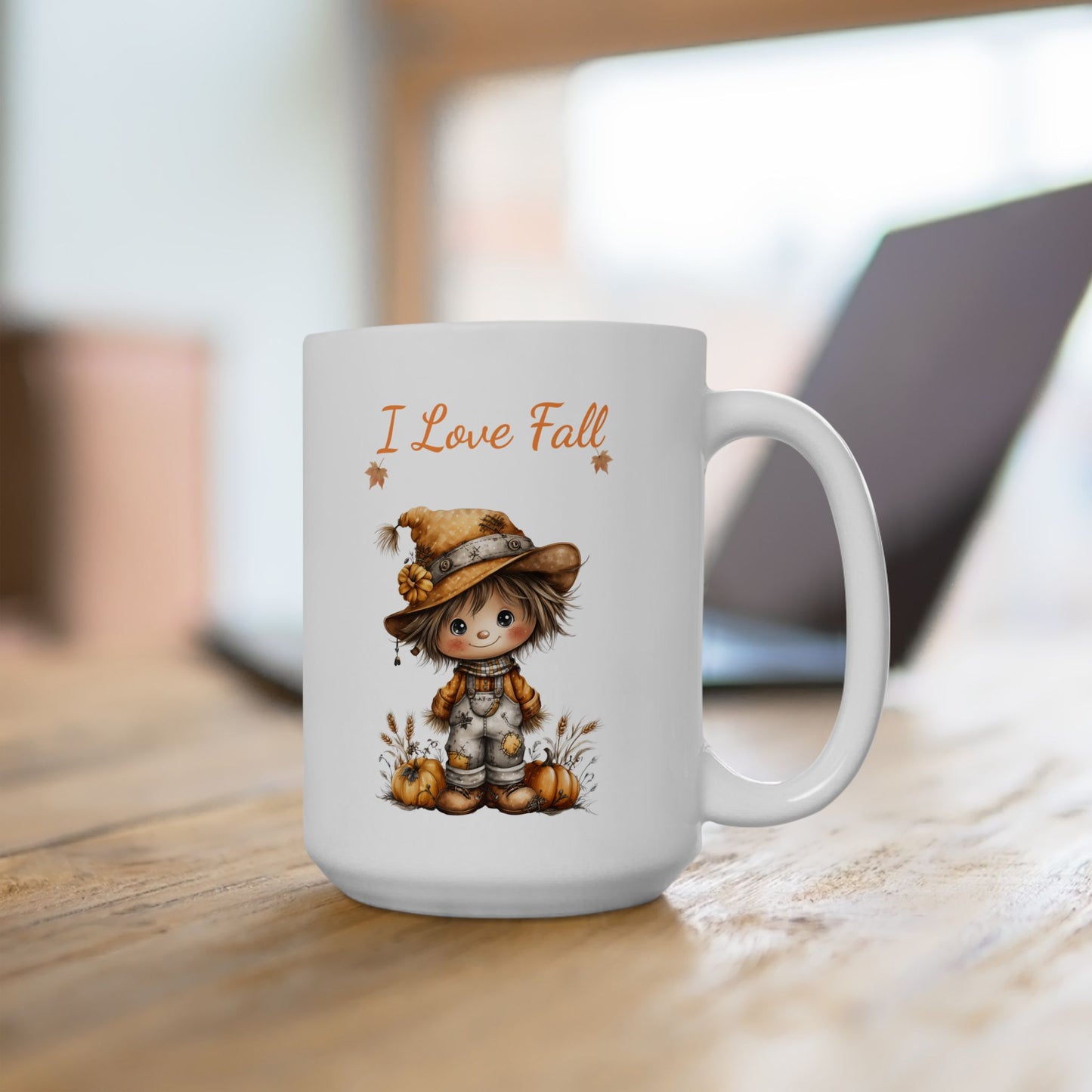 Cute Scarecrow Ceramic Coffee Mug