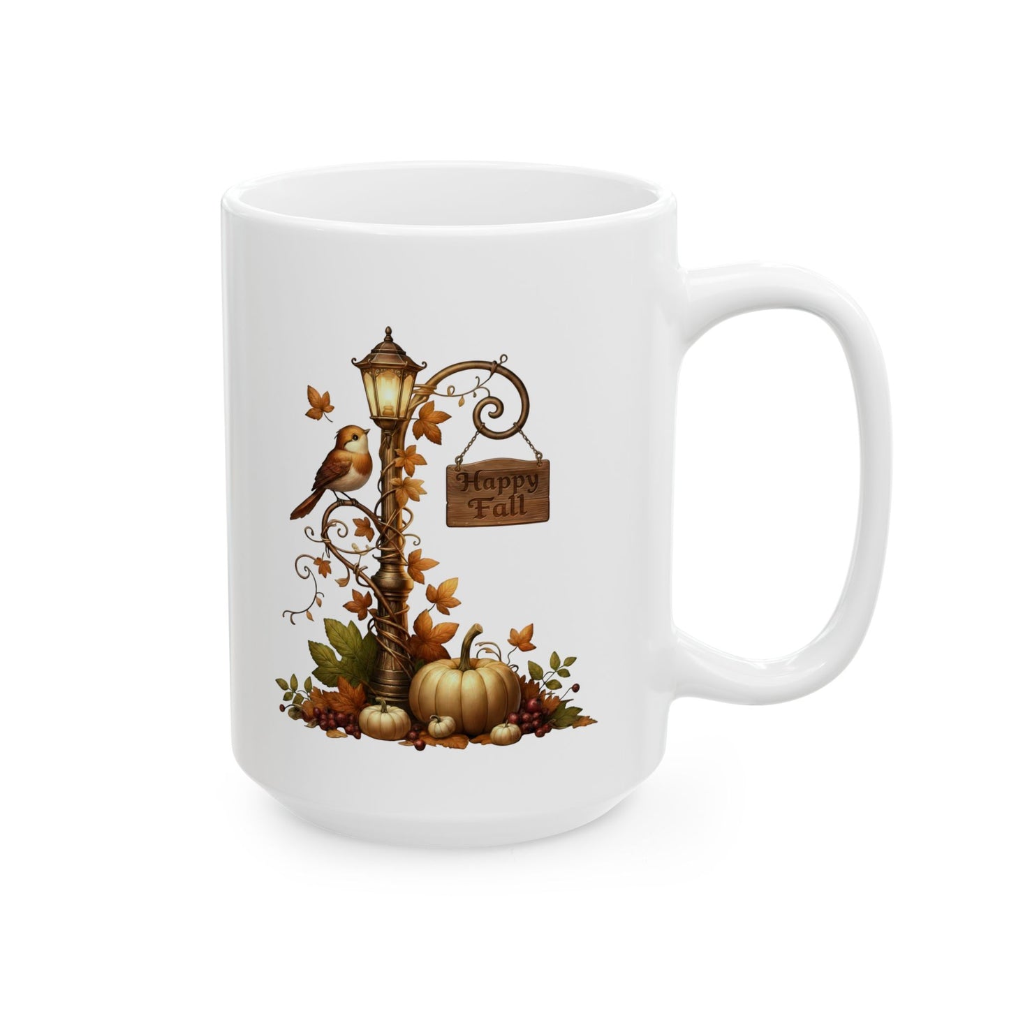 Happy Fall Little Bird Coffee Mug