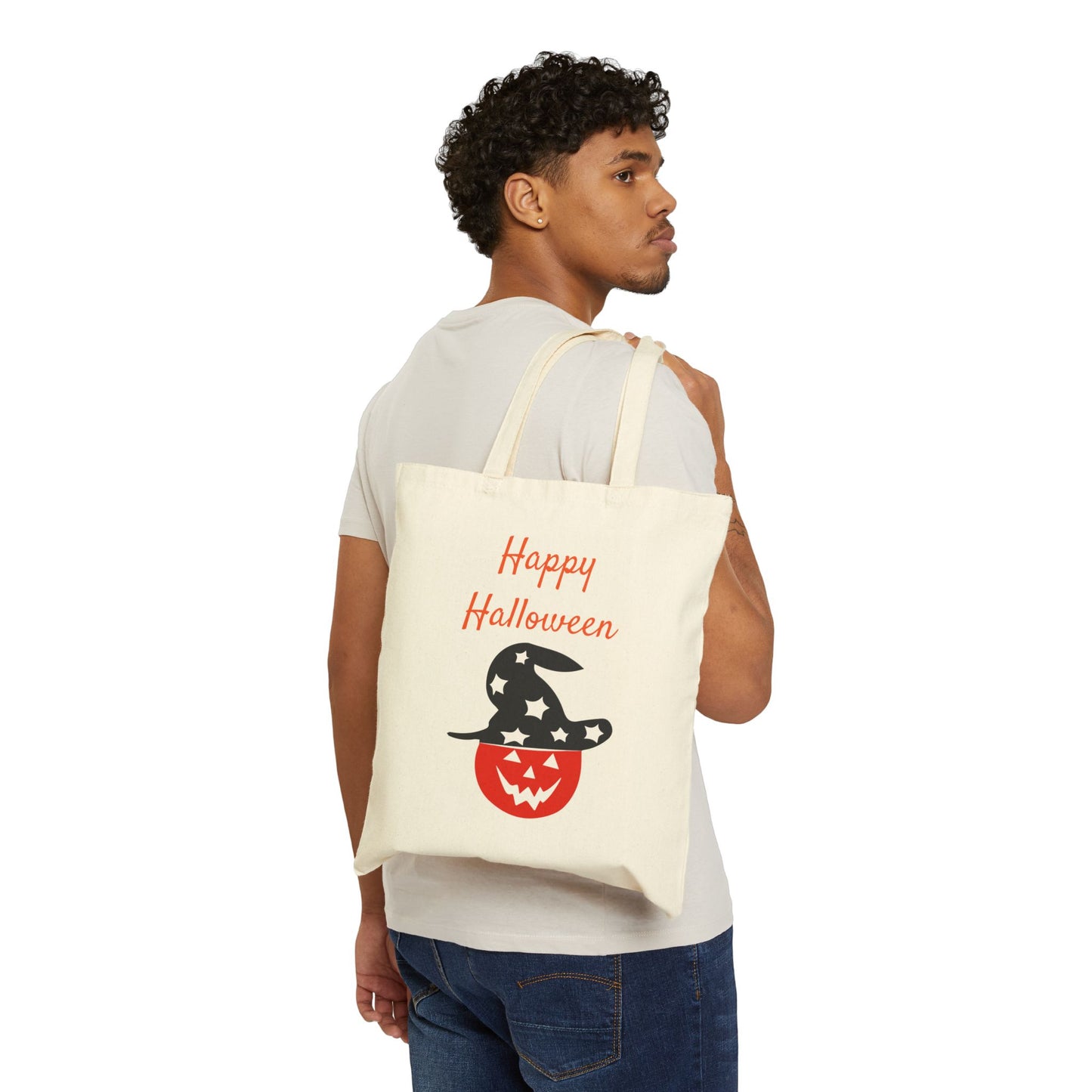 Trick or Treat Bag - Reusable Halloween Canvas Tote