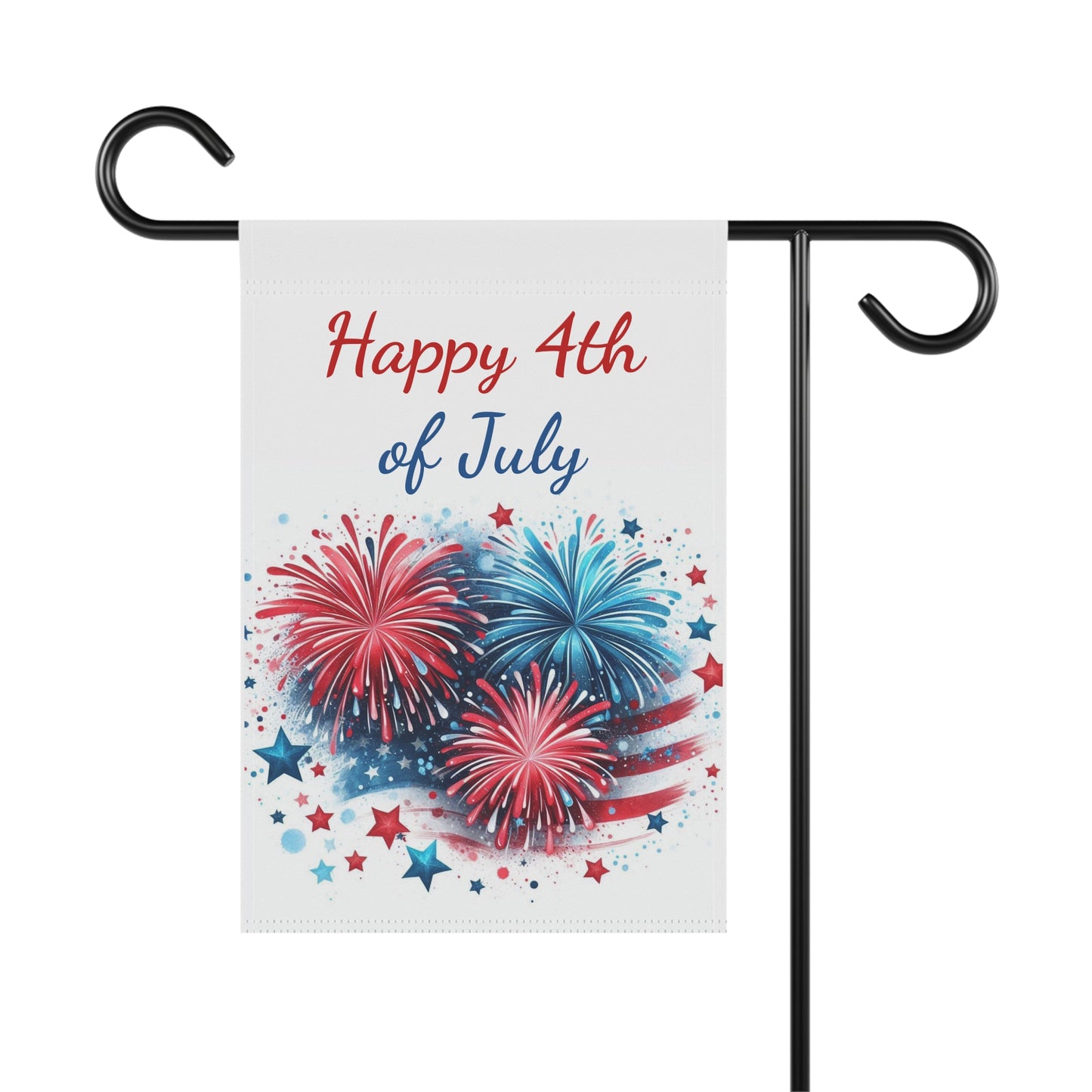 Happy 4th of July Patriotic Garden Flag