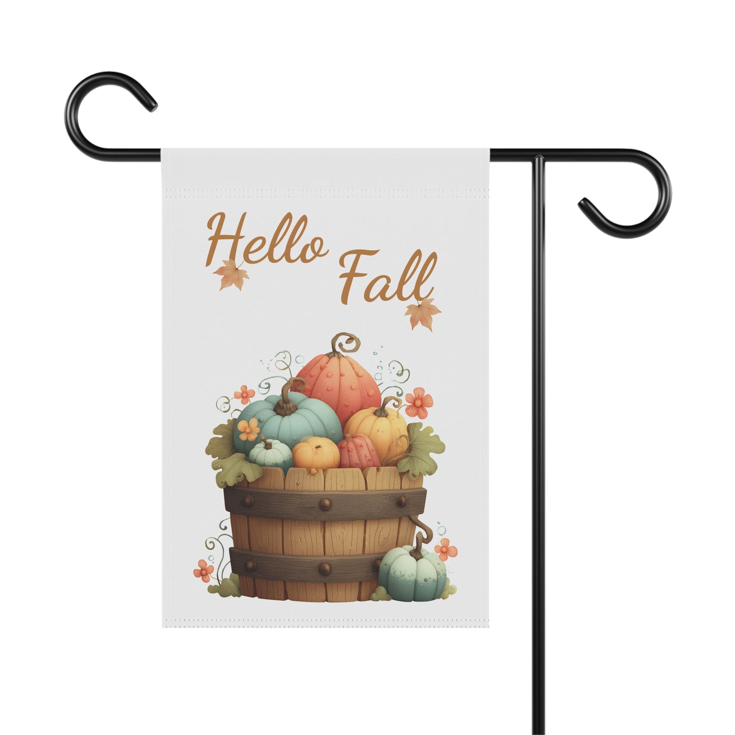 Whimsical Pastel Autumn Garden Flag