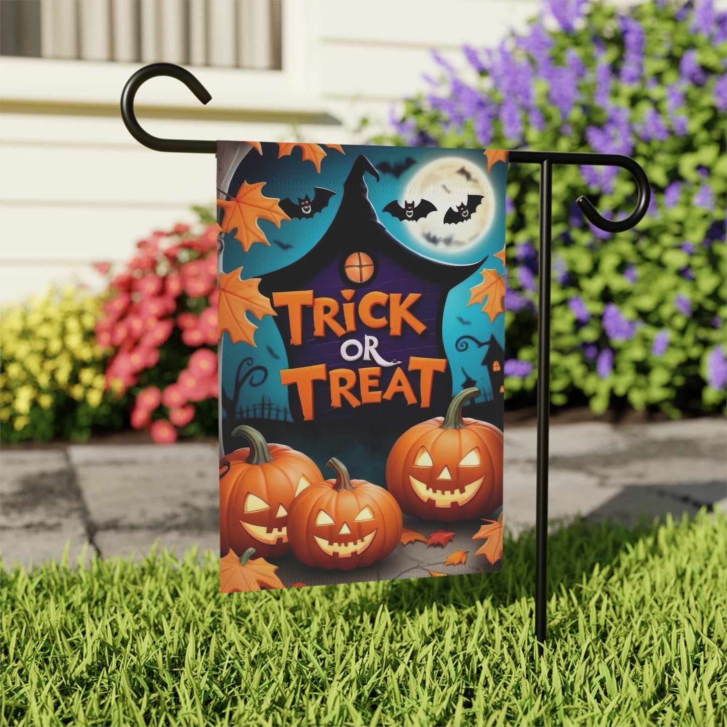 Trick or Treat Halloween Garden Flag