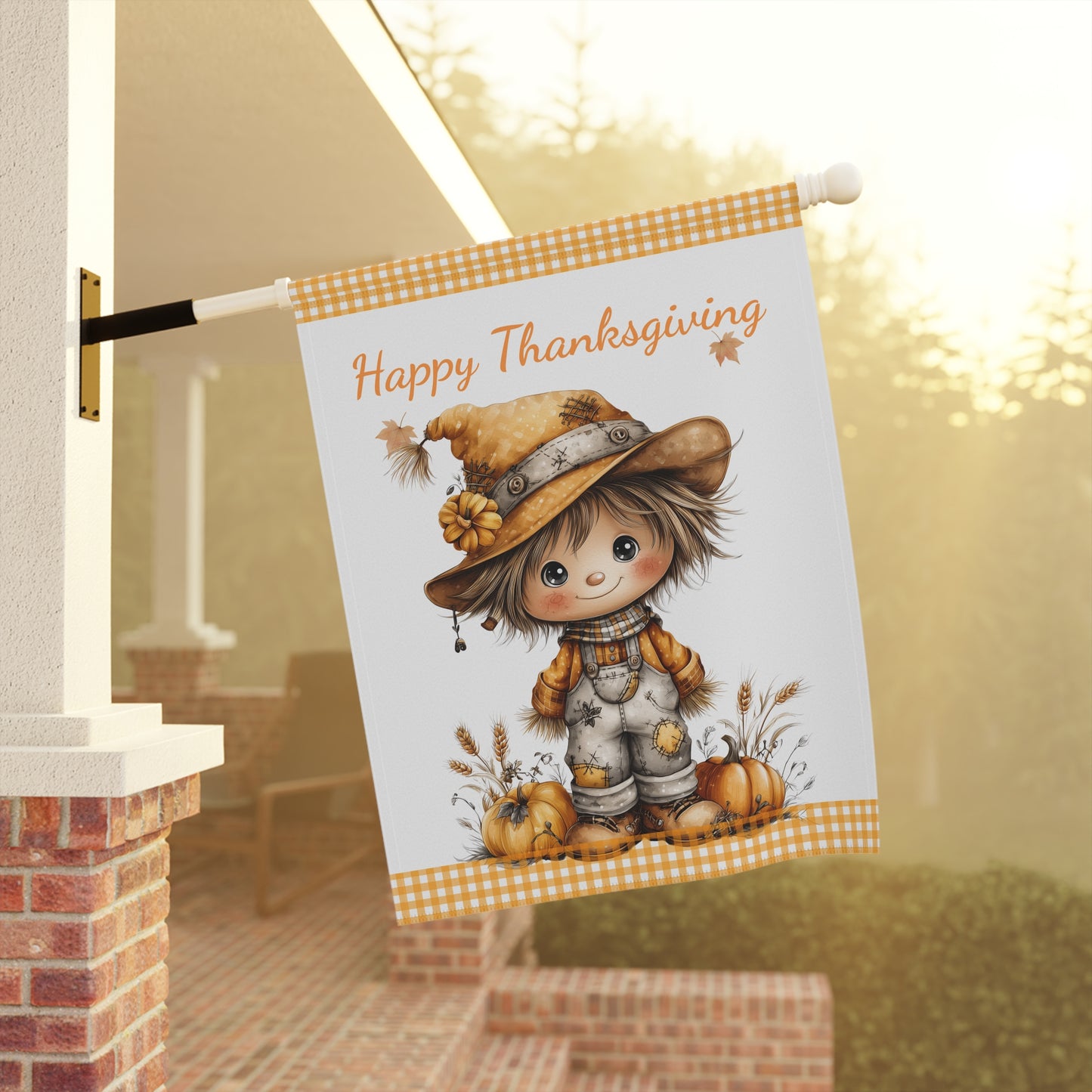 Scarecrow Garden Flag