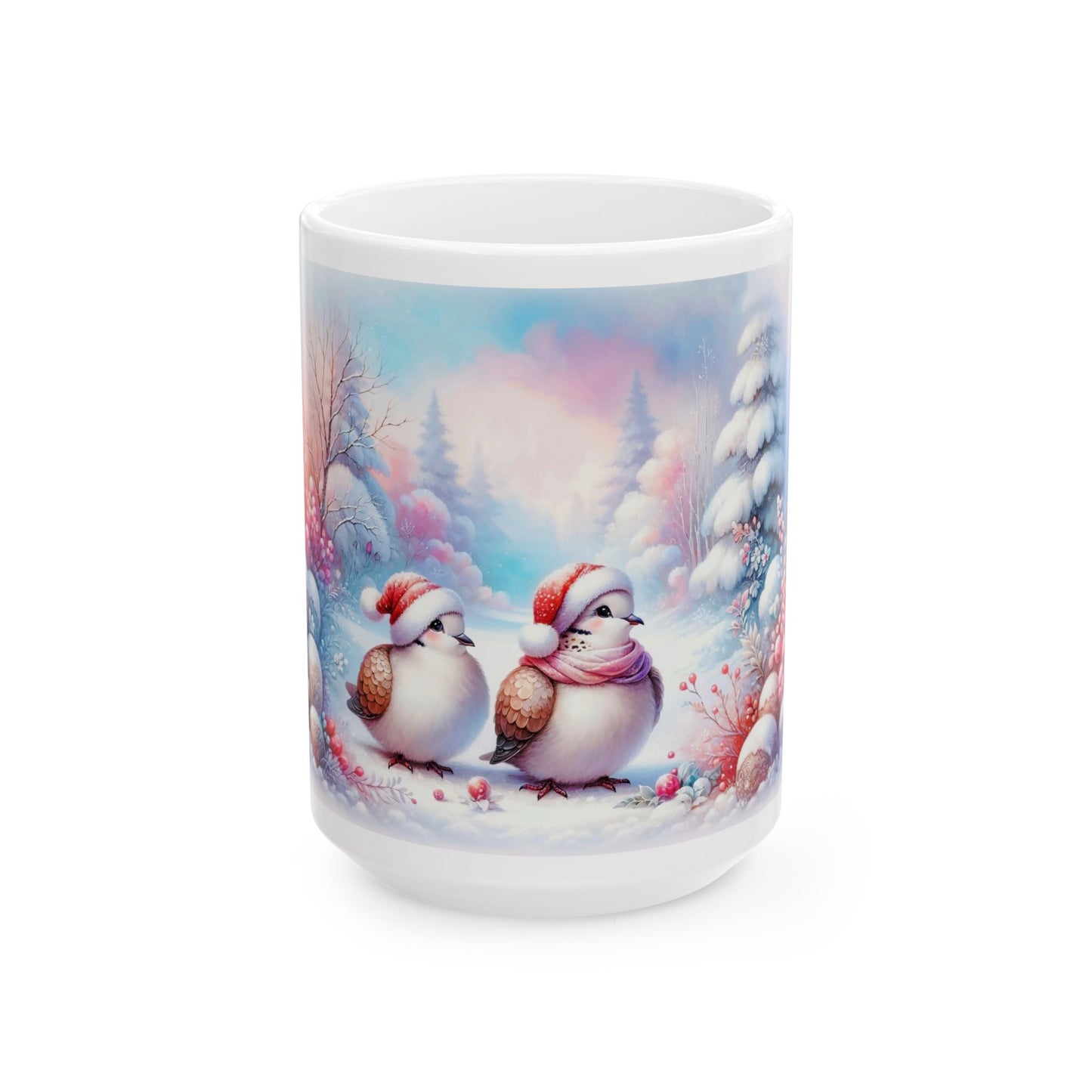 Cute Winter Birds Coffee Mug