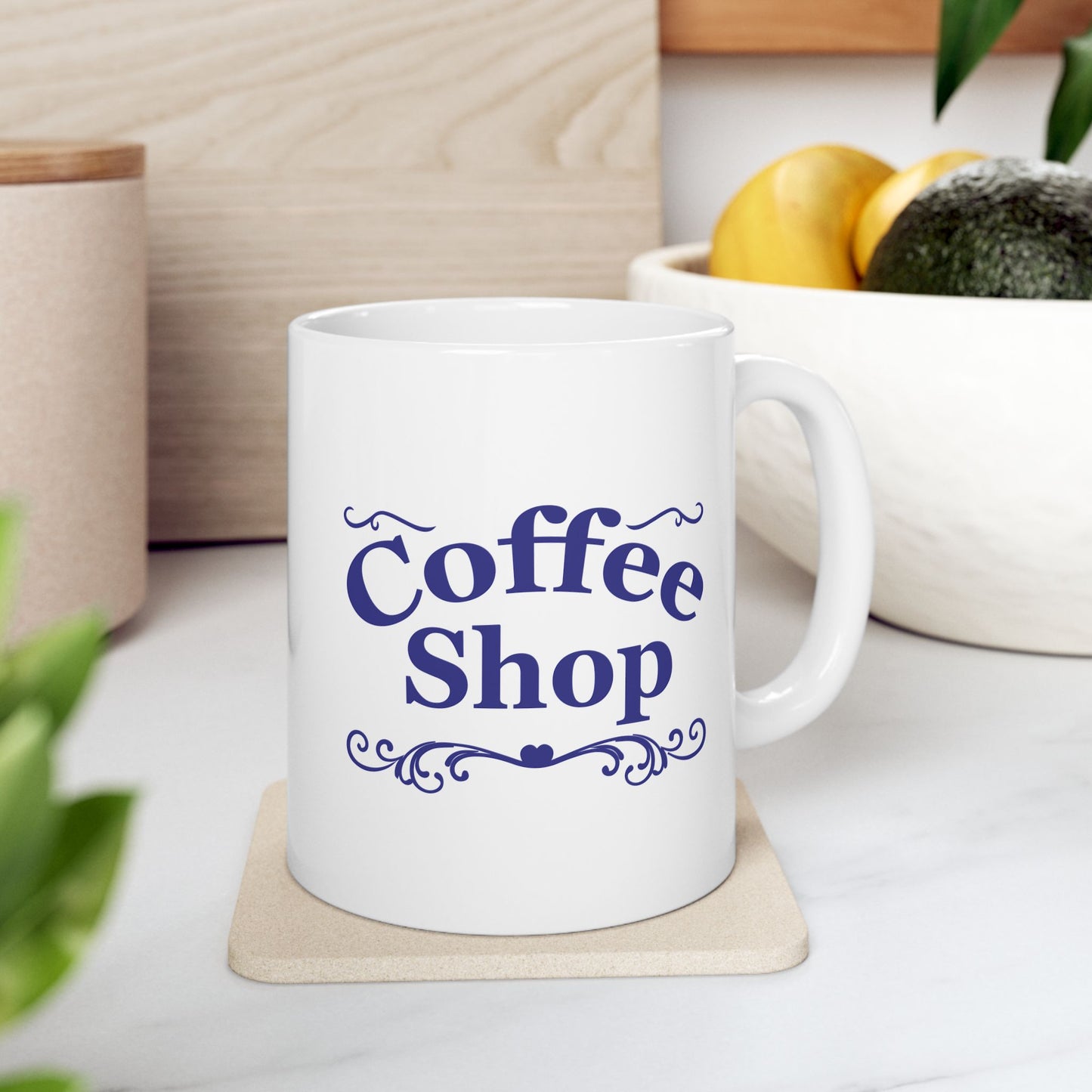 Retro "Coffee Shop" Mug