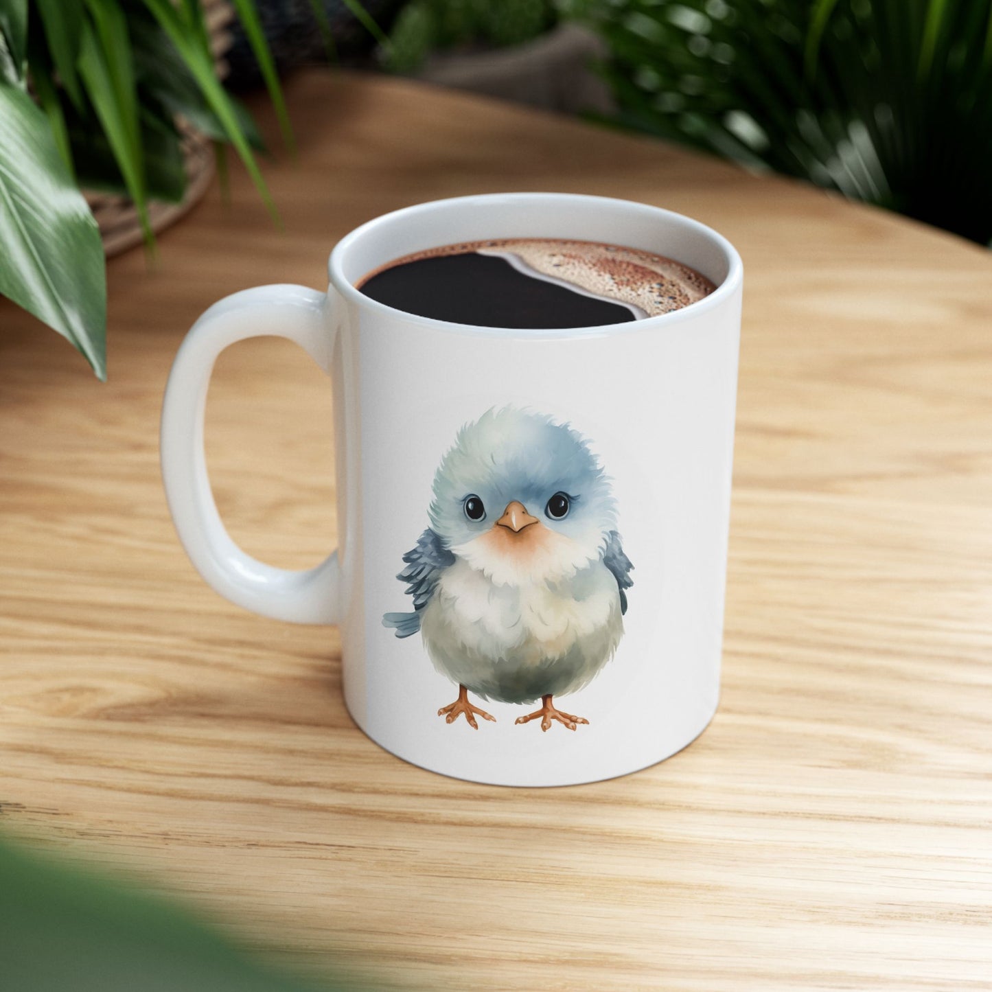 Cute Baby Sparrow Coffee Mug