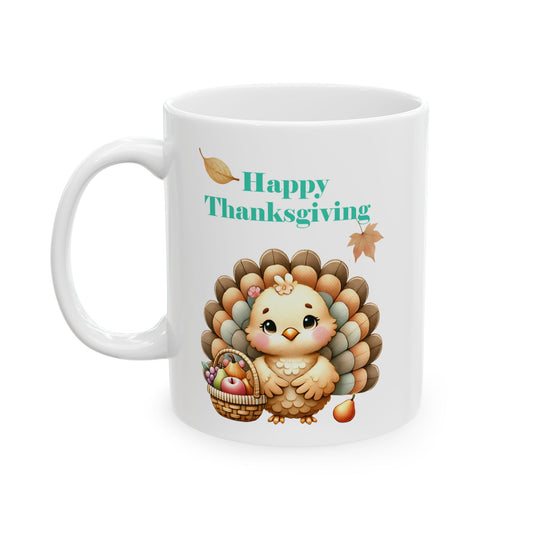 Baby Turkey Coffee Mug for Thanksgiving Season