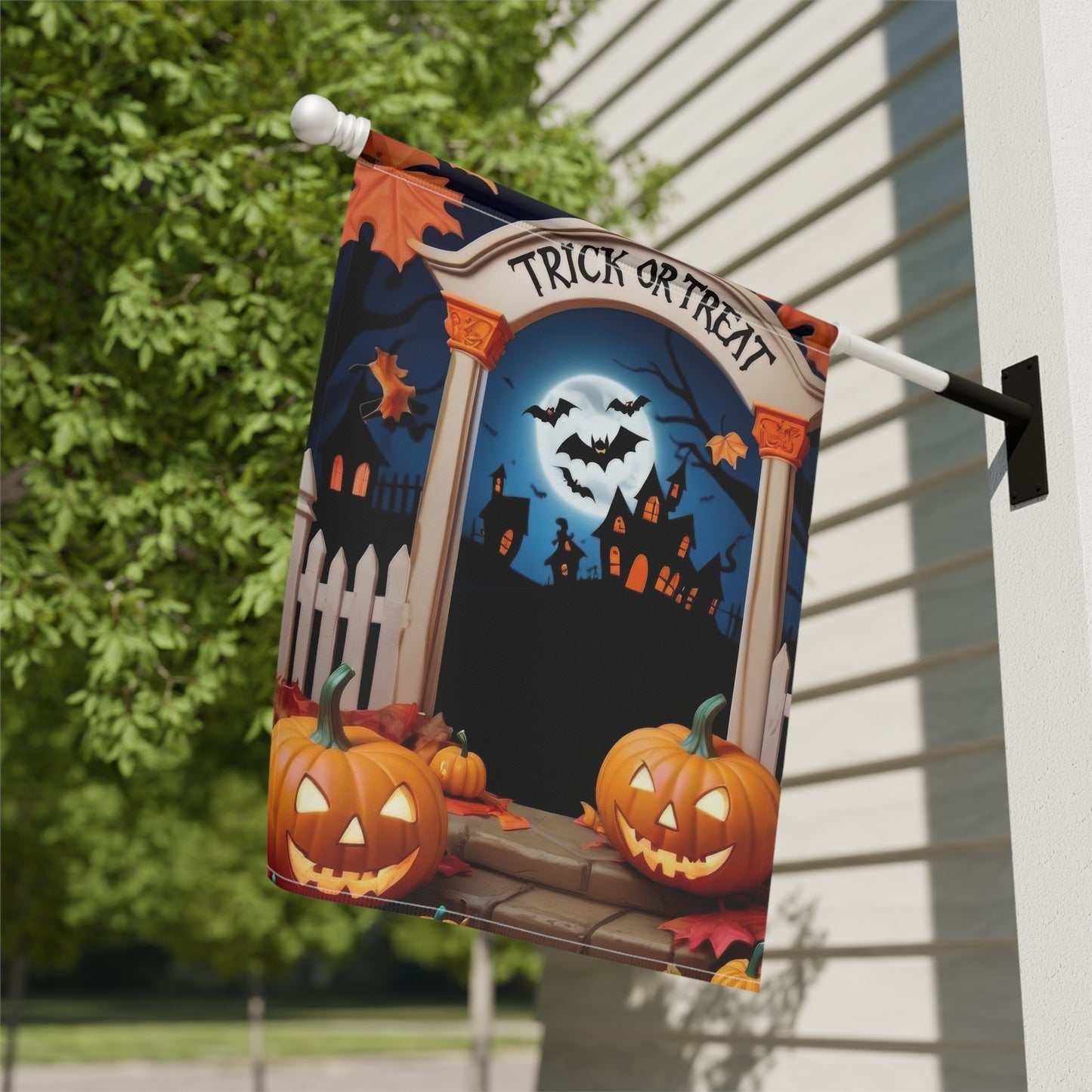 Trick or Treat Halloween Garden Flag /House Banner