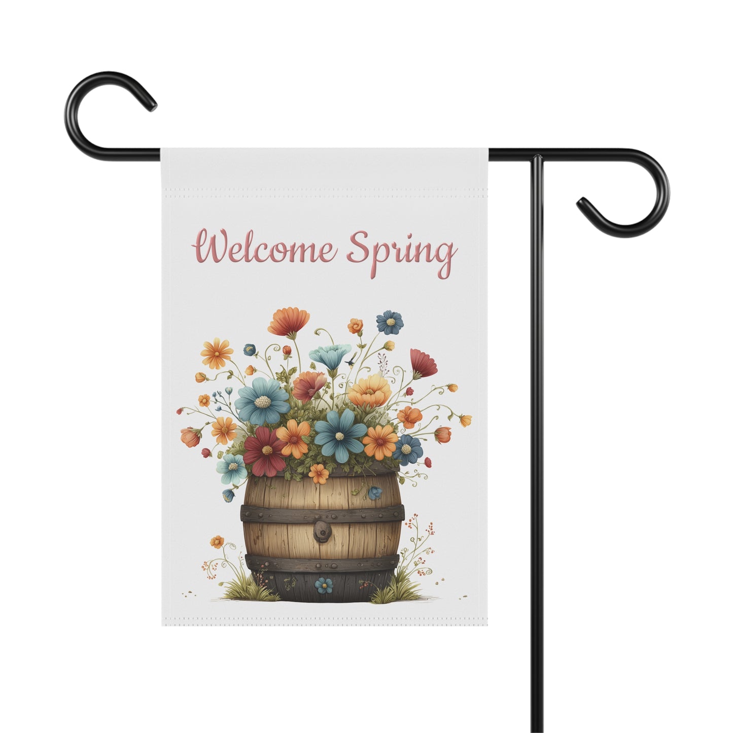 Spring Floral Garden Flag