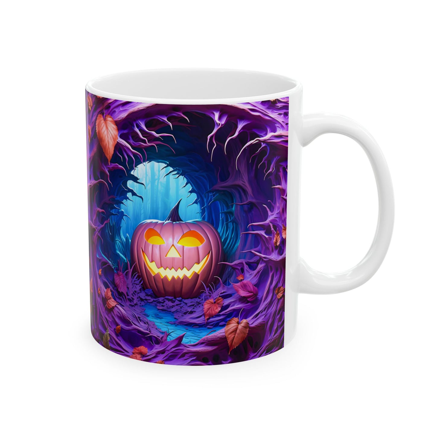 Mystical 3D Jack-O'-Lantern Coffee Mug