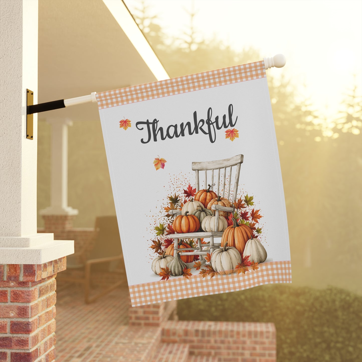 Rustic Fall Garden Flag