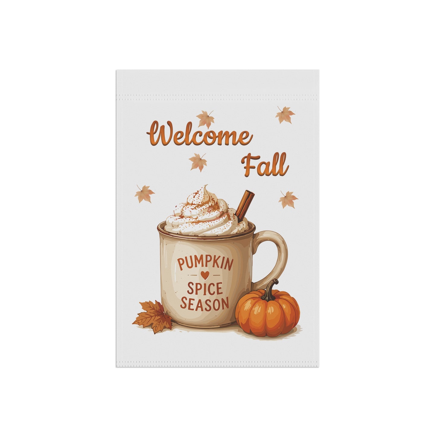 Pumpkin Spice Mug Garden Flag