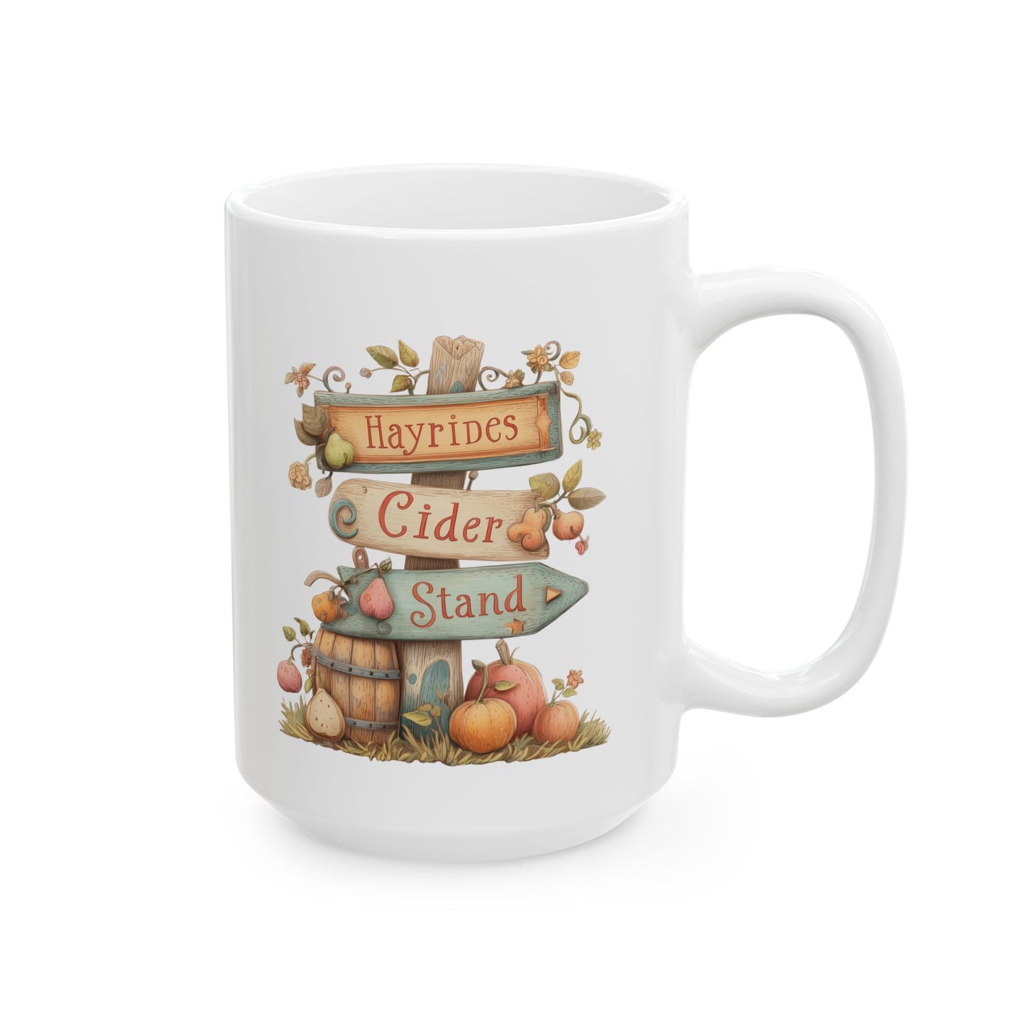 Whimsical Farmhouse Autumn Coffee Mug