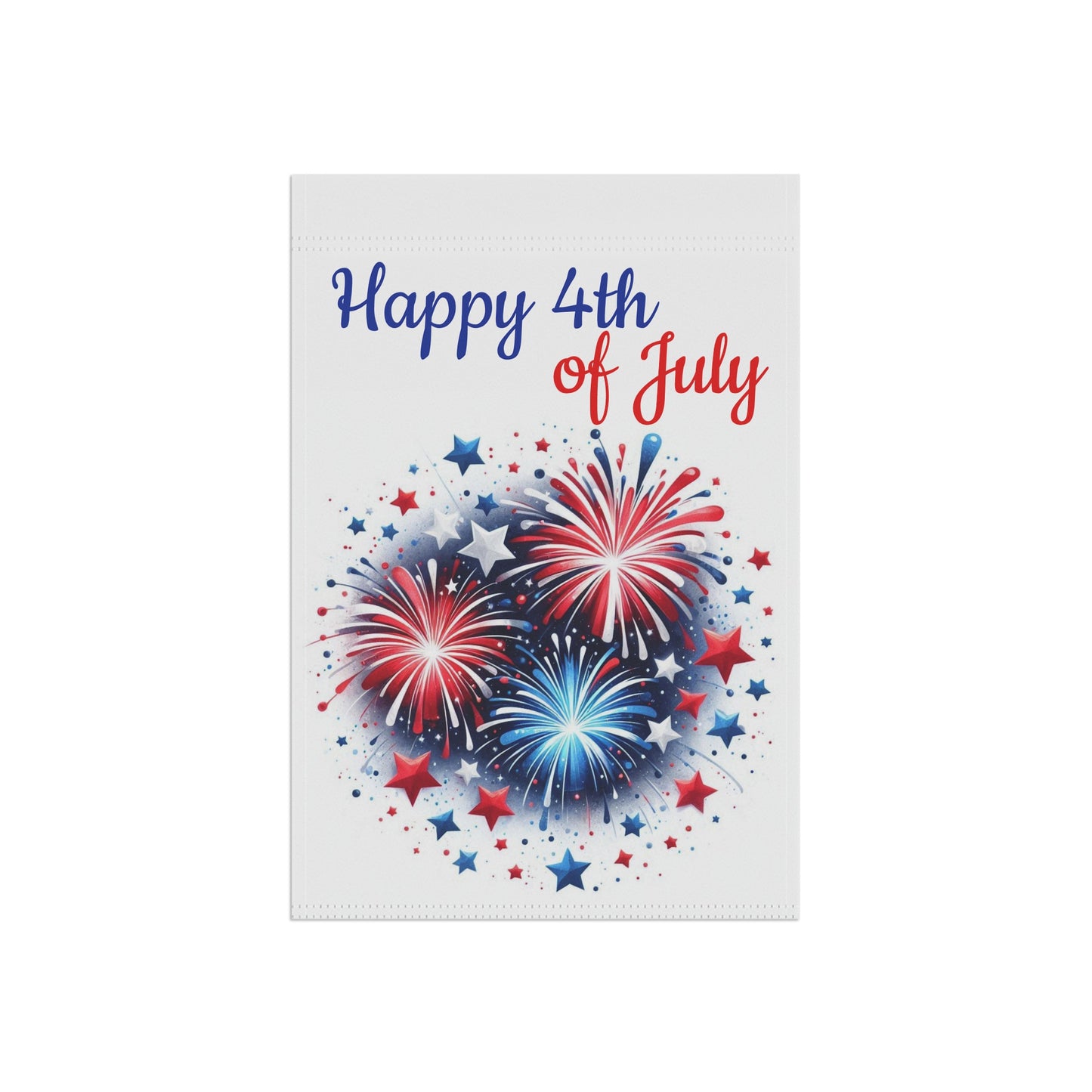 4th of July Patriotic Garden Flag