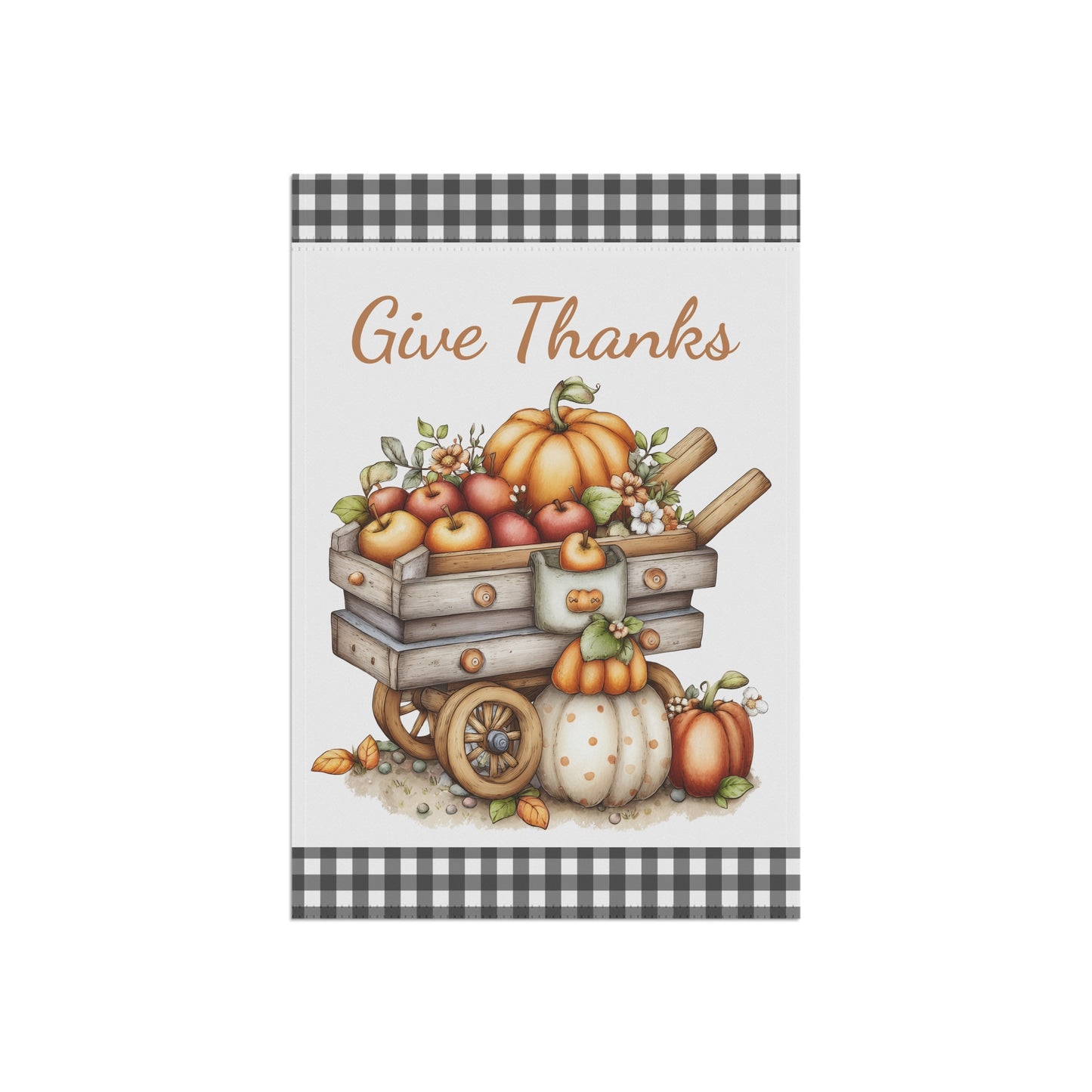 Harvest Wagon Garden Flag