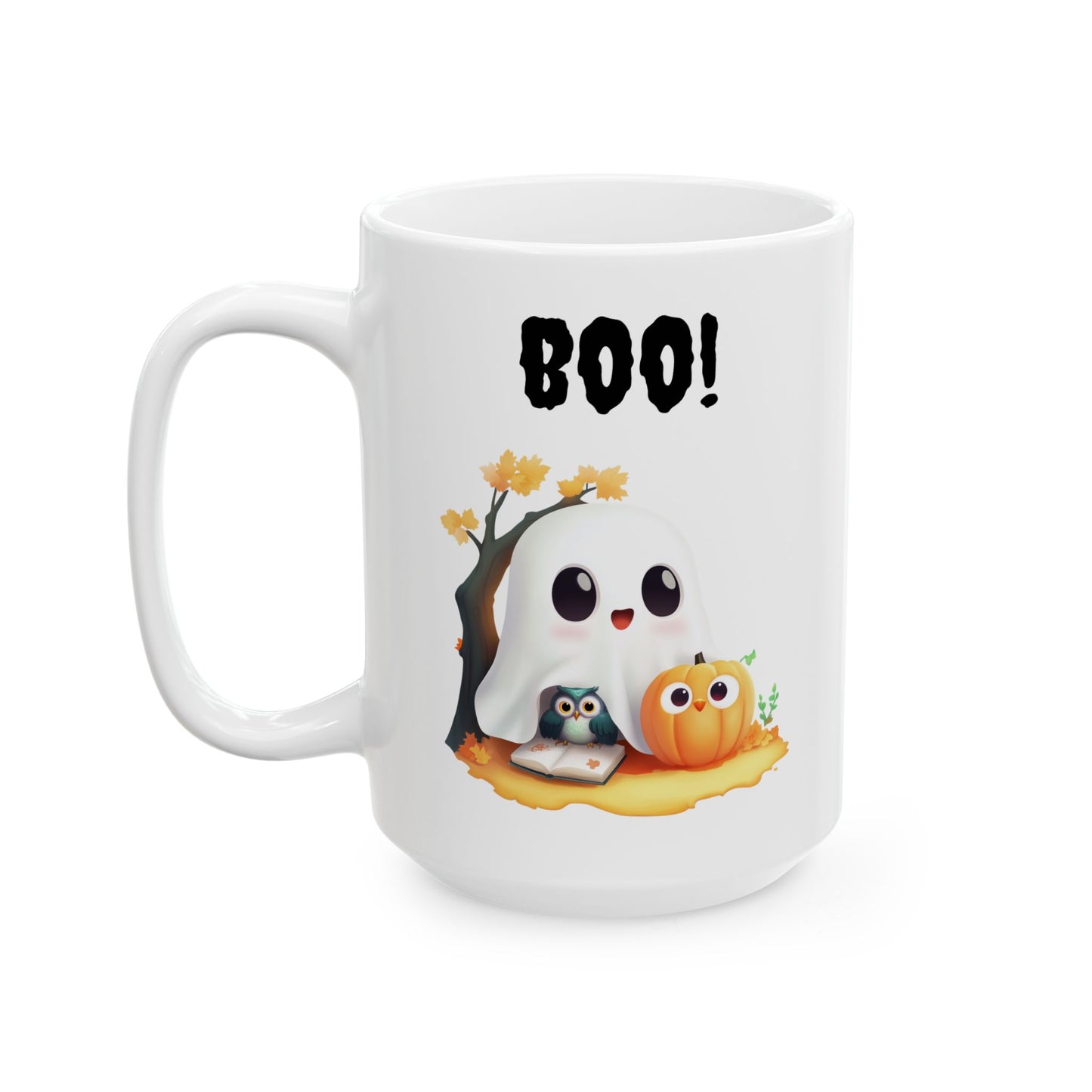 Cute Boo Ghost Halloween Coffee Mug