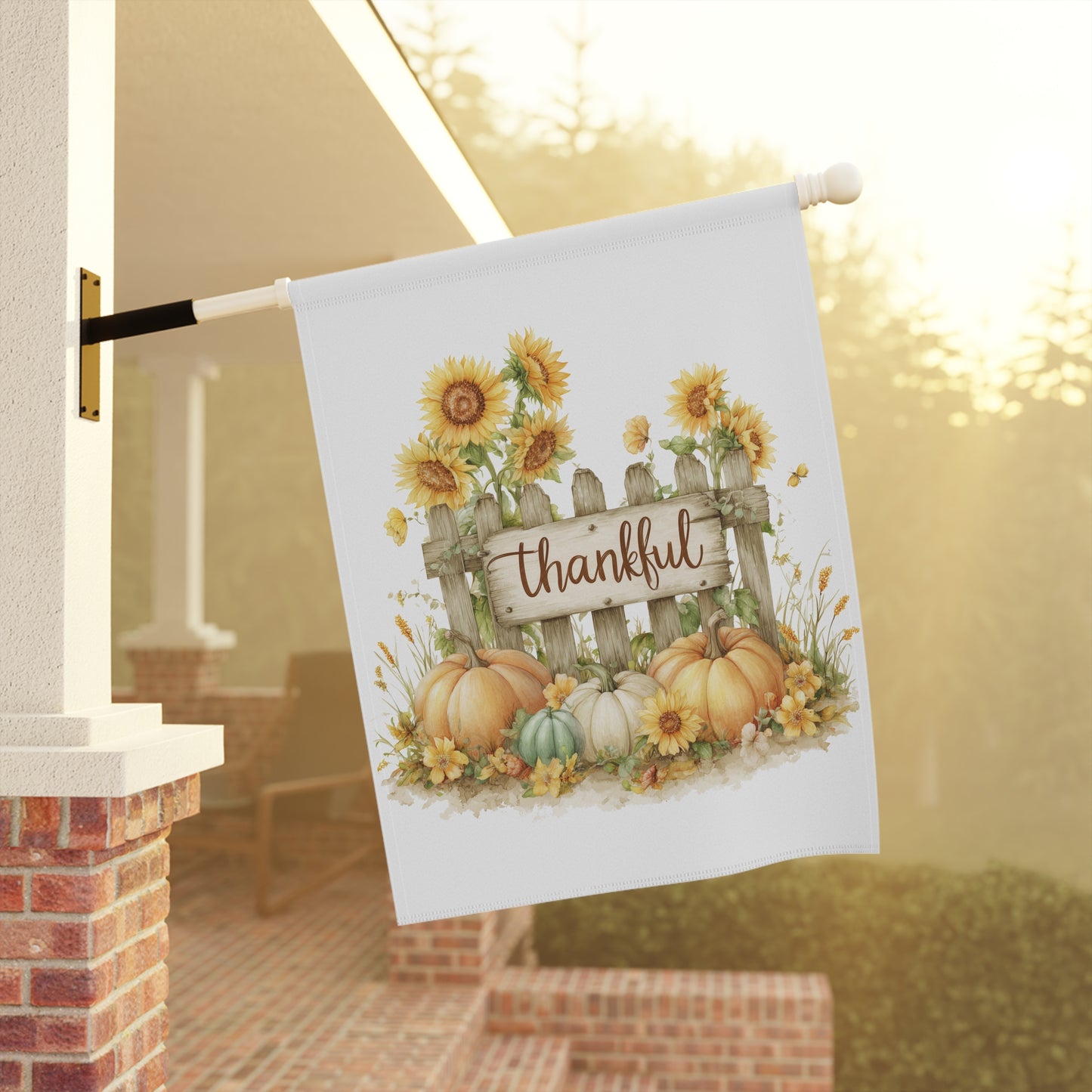 Thankful Harvest Garden Flag