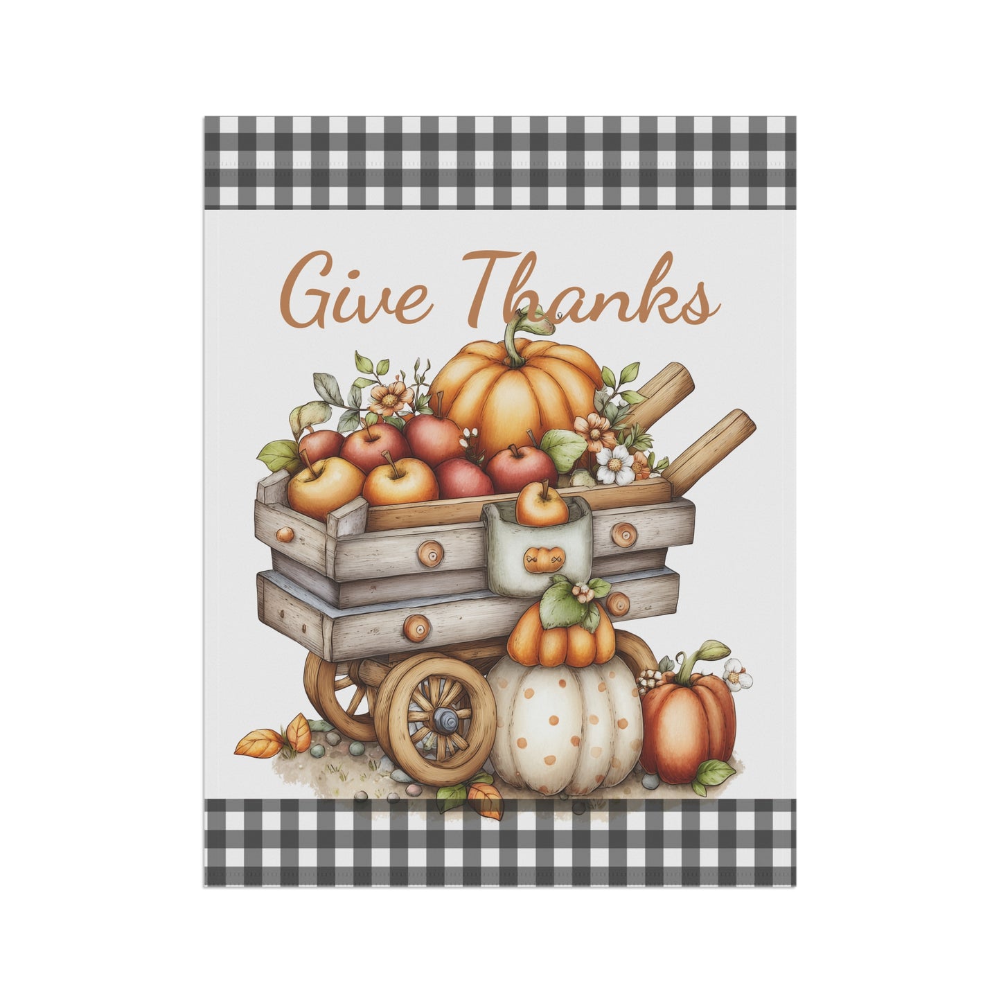 Harvest Wagon Garden Flag