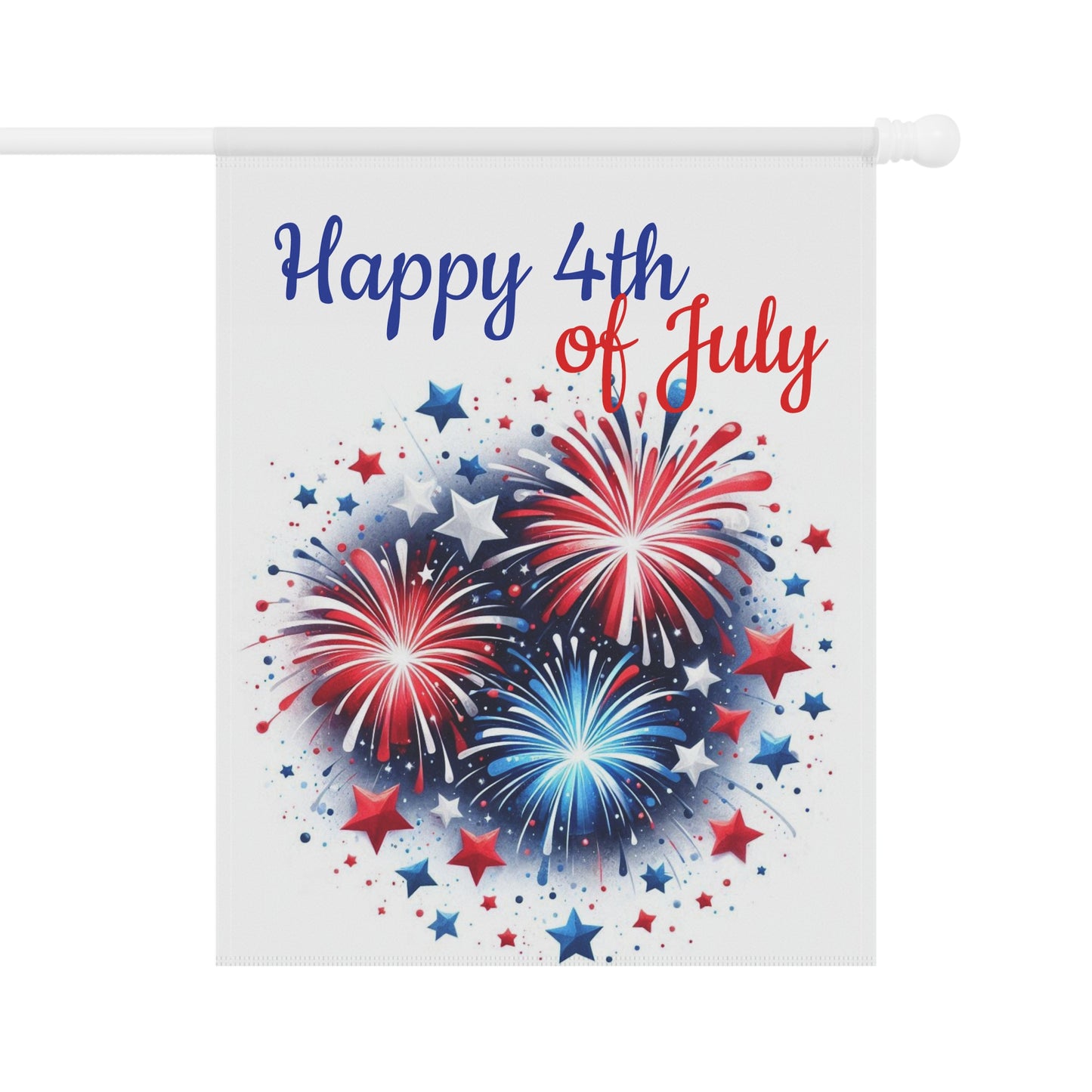 4th of July Patriotic Garden Flag