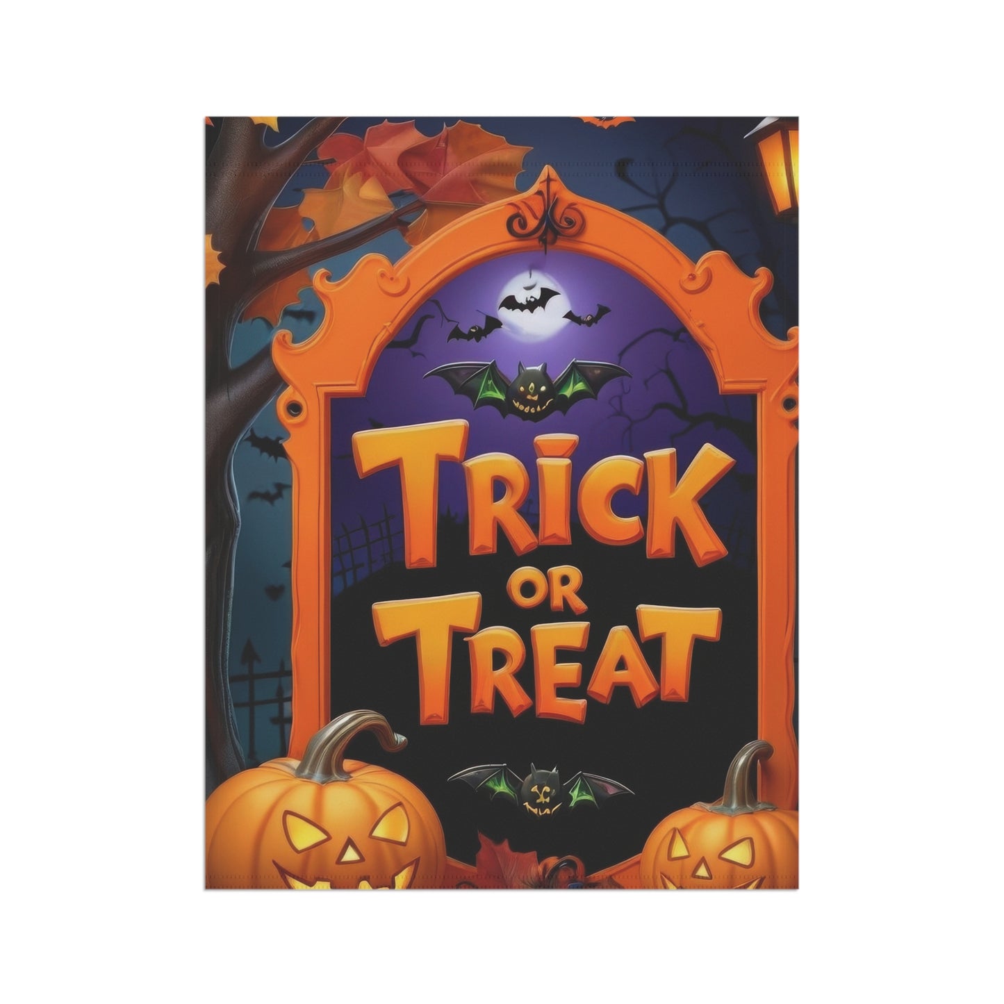 Trick or Treat Halloween Garden Flag/House Banner