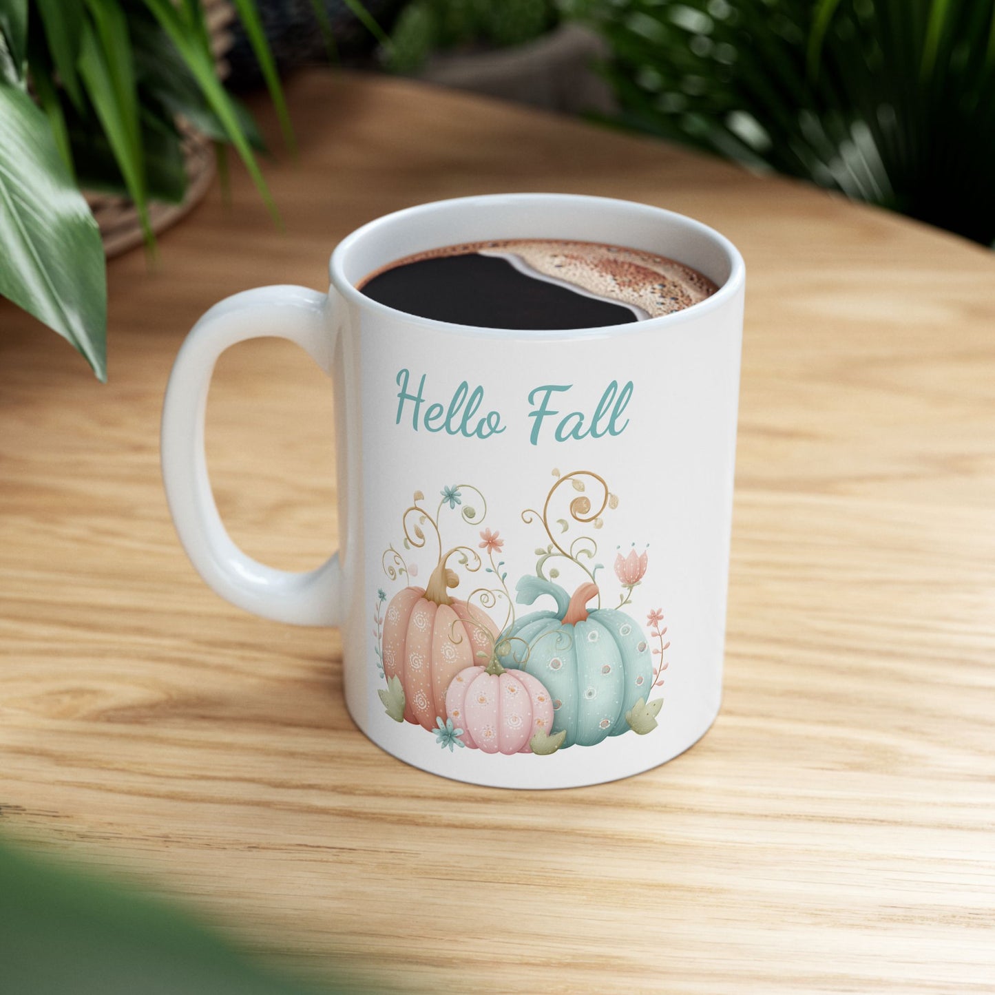 Hello Fall Pastel Coffee Mug
