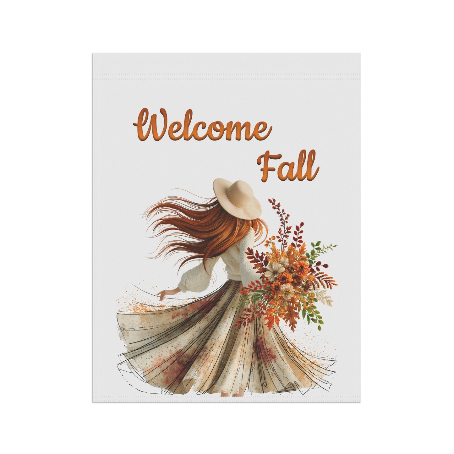 Beautiful Autumn Garden Flag