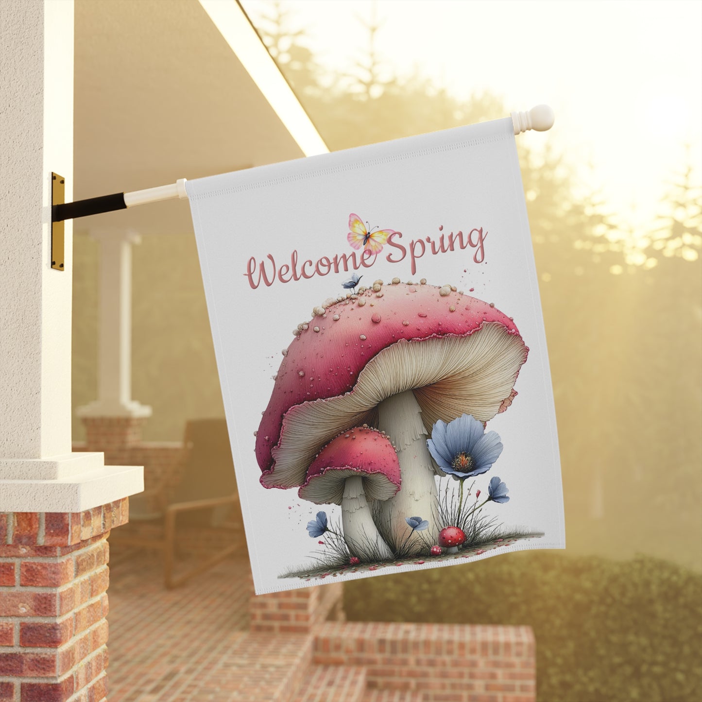 Storybook Meadow Welcome Garden Flag