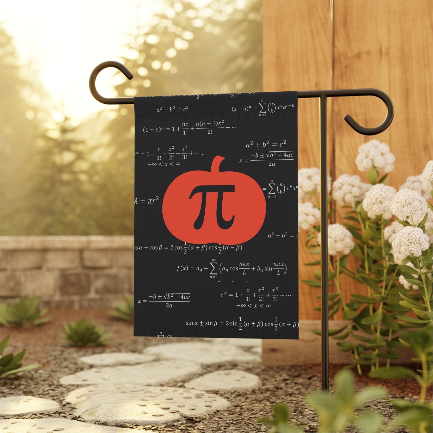 Pumpkin PI Garden Flag for Teachers