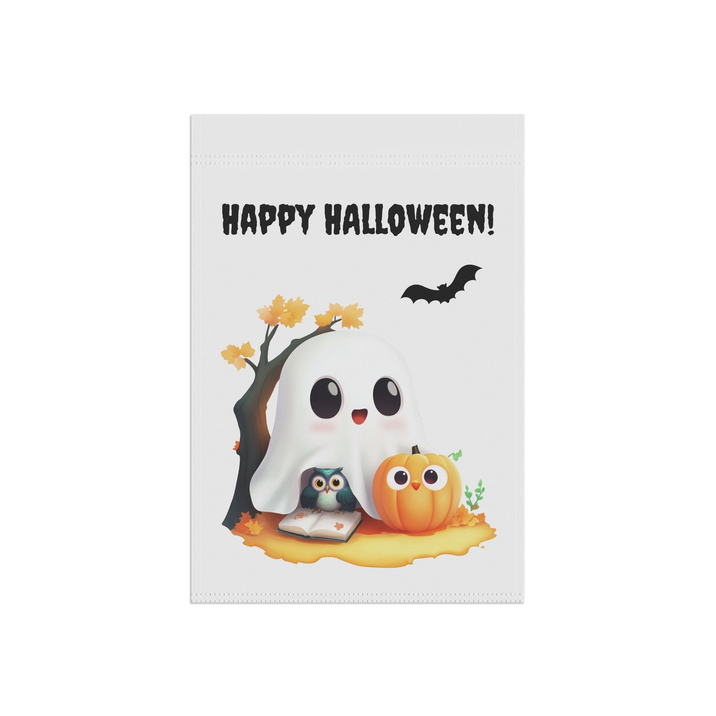 Sweet Little Ghost Garden Flag