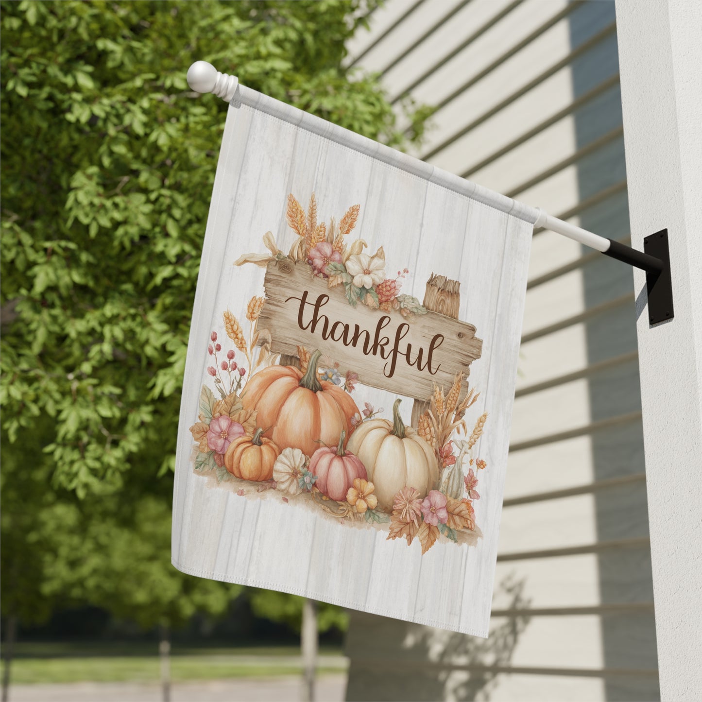 Thankful Harvest Garden Flag