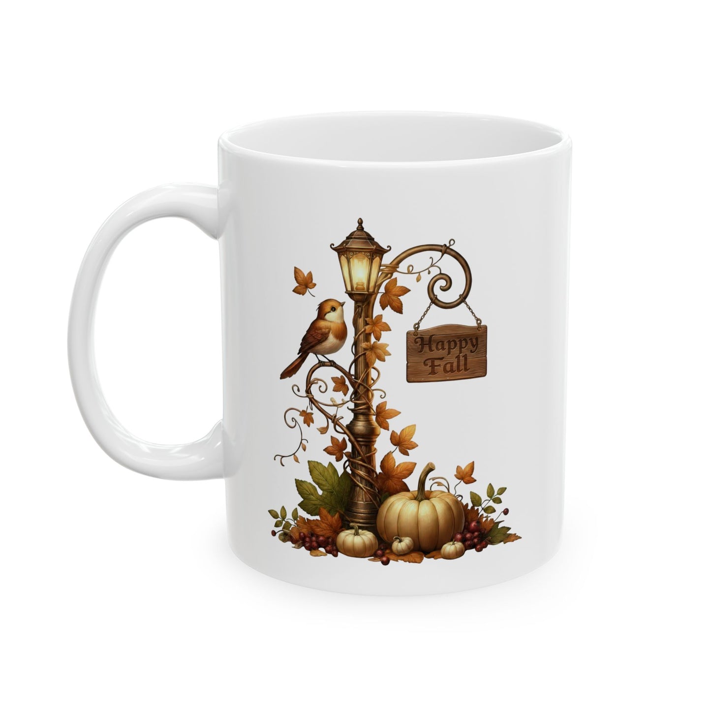 Happy Fall Little Bird Coffee Mug