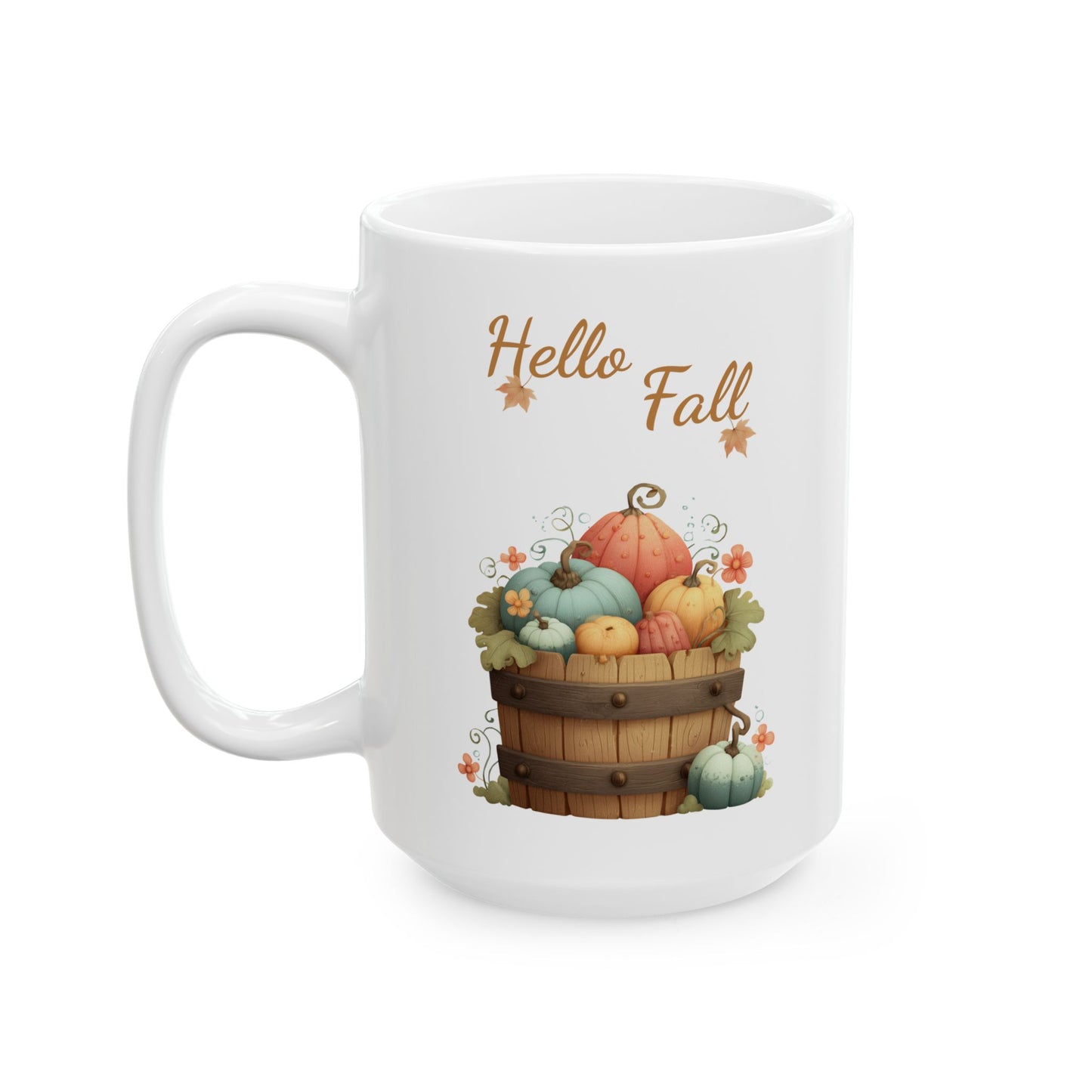 Colorful Pastel Autumn Ceramic Tea Mug