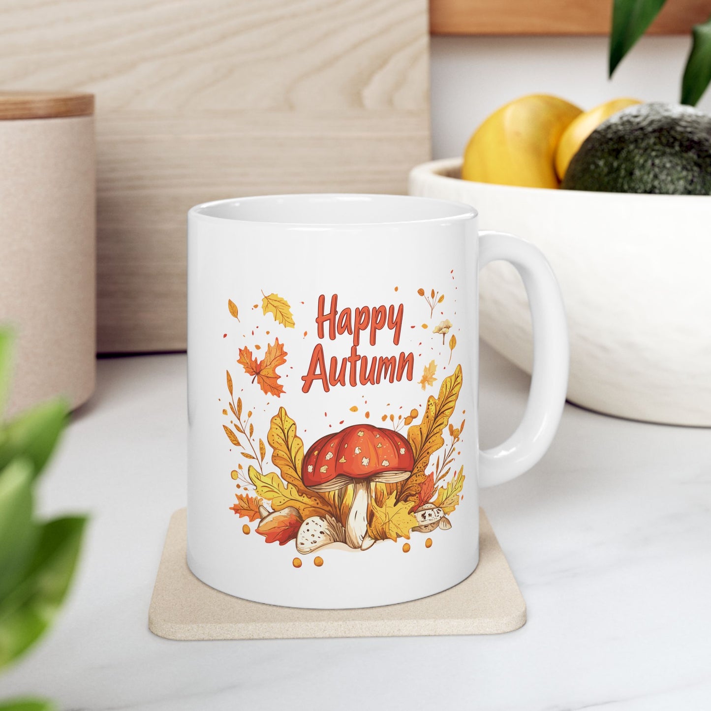"Happy Autumn" Coffee Mug