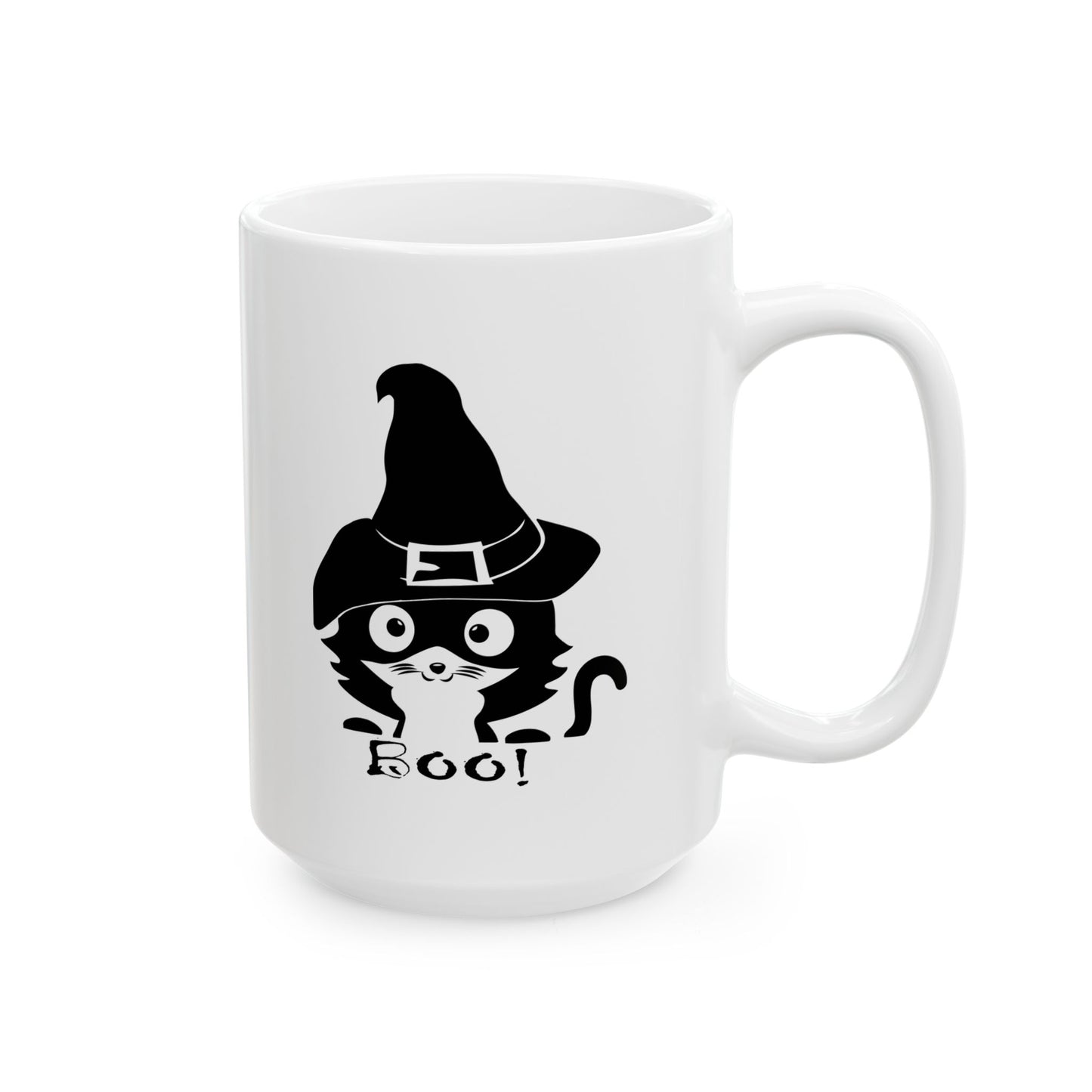 Cute Halloween Witch Cat Coffee Mug