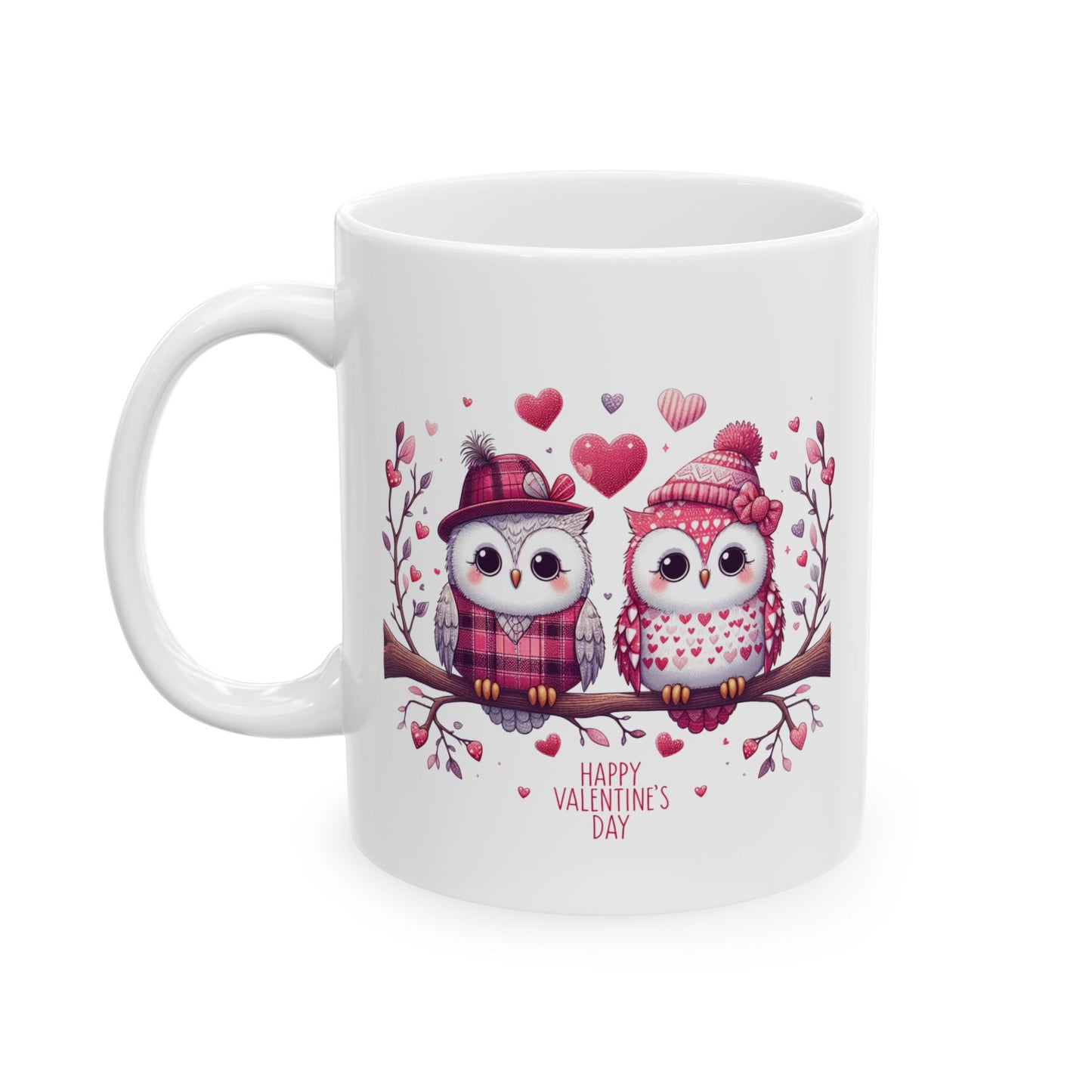Sweet Owl Valentine's Coffee Mug