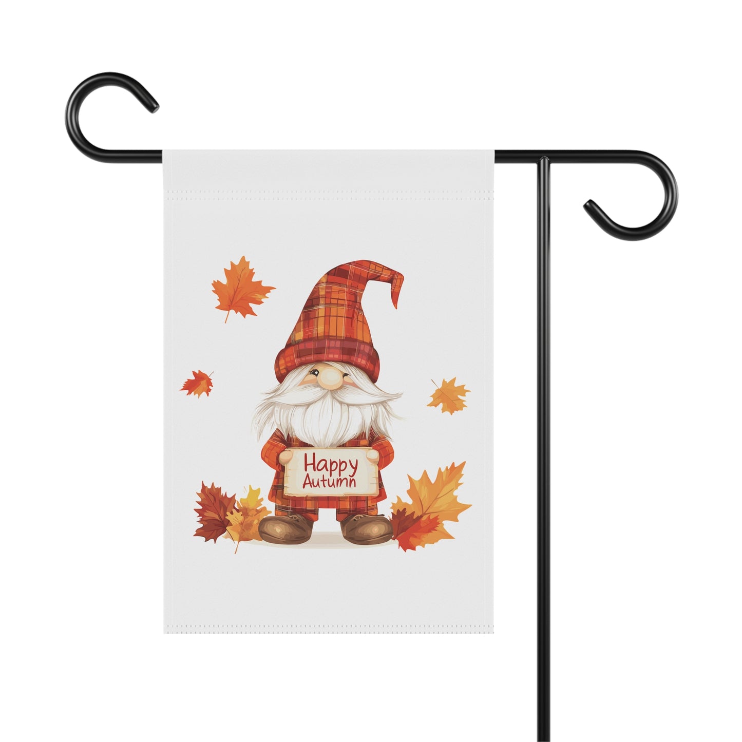 Happy Autumn Gnome Garden Flag