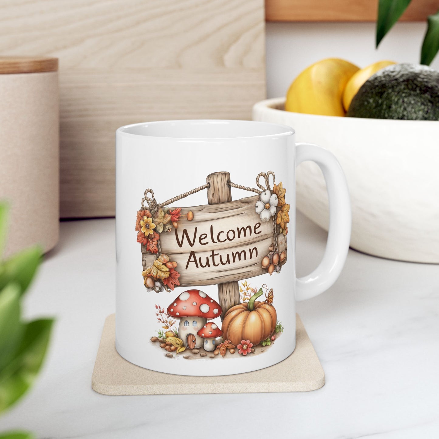 Welcome Autumn Coffee Mug