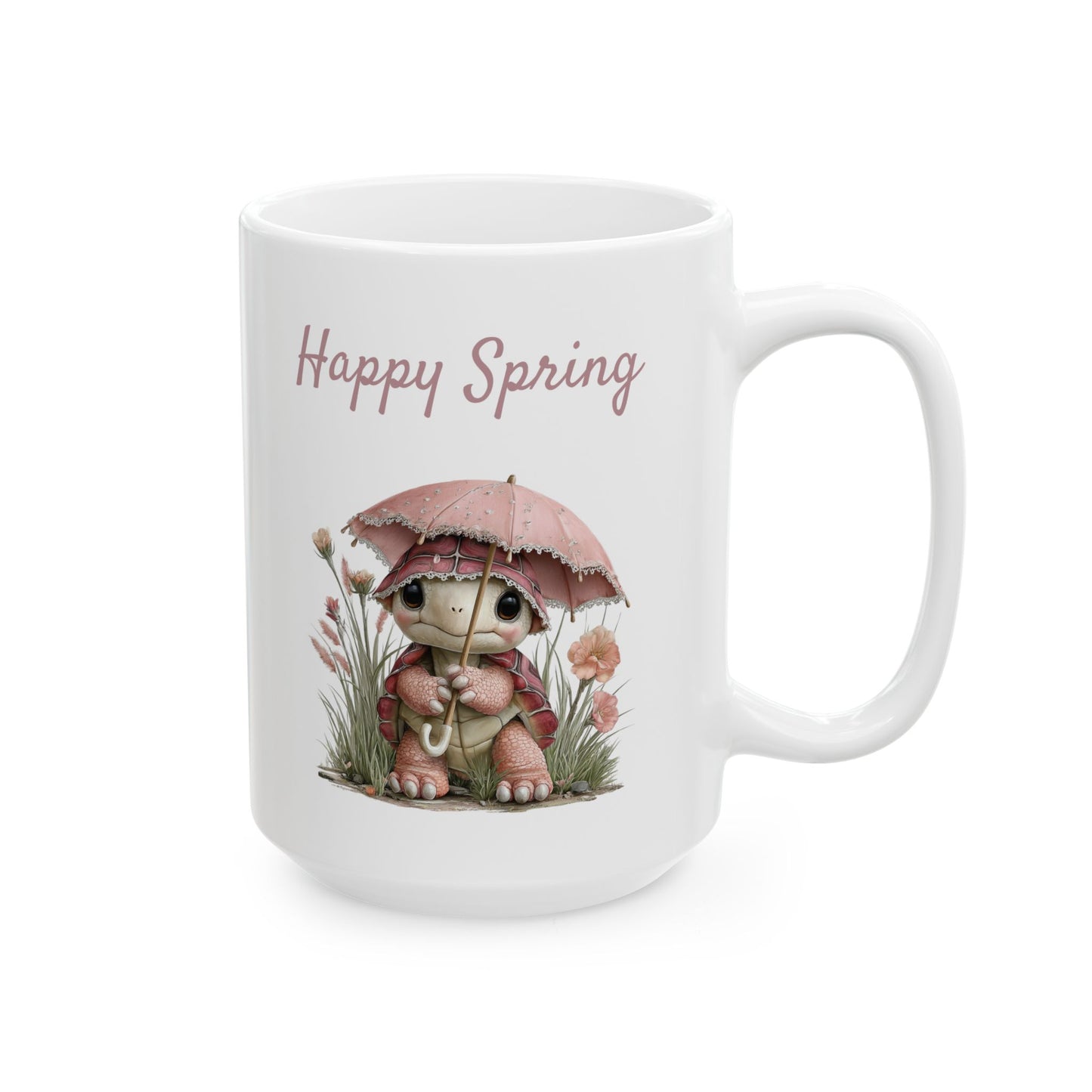 Cute Spring Turtle Coffee Mug