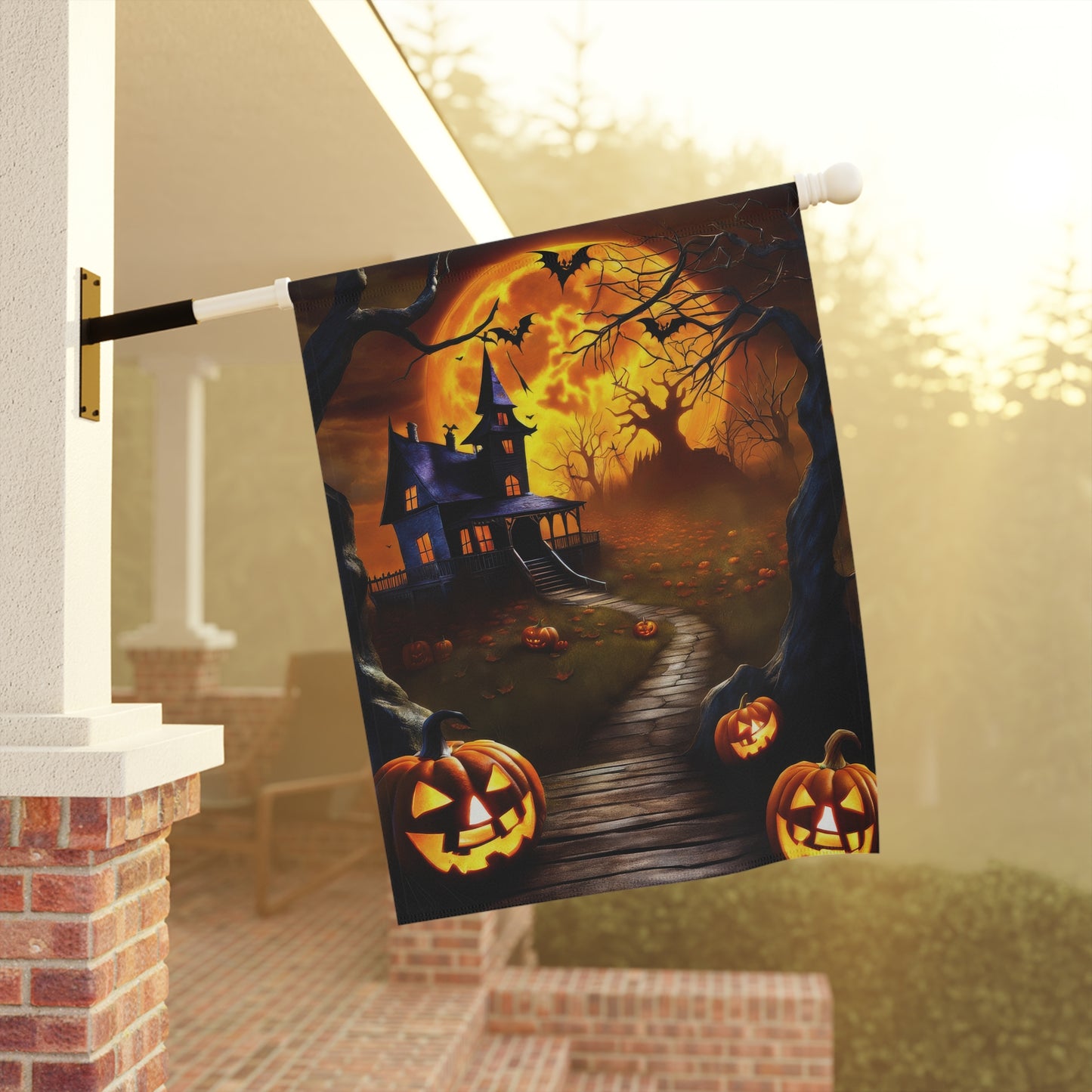 Spine-chilling Halloween Garden Flag/ House Banner
